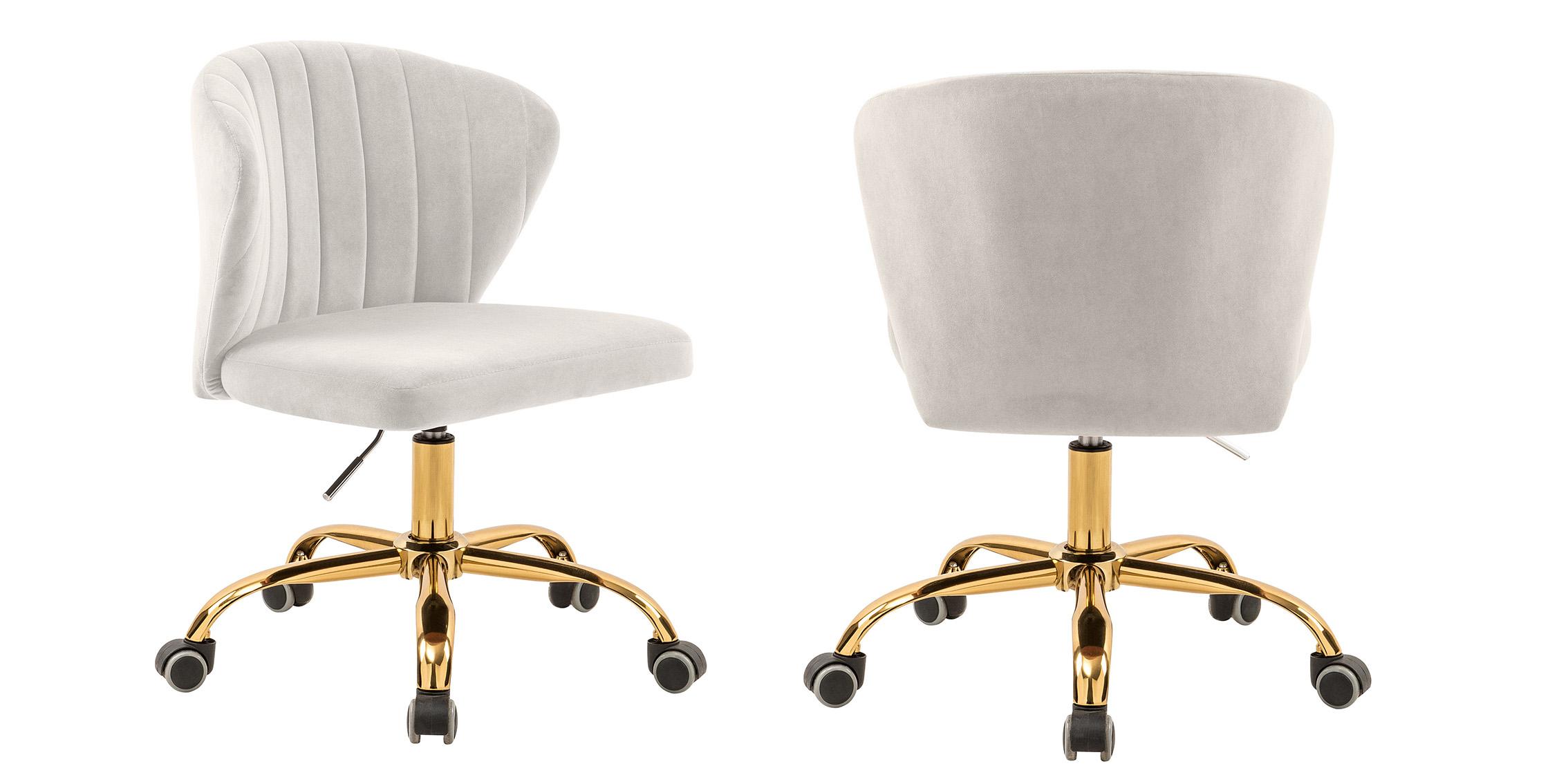 

        
Meridian Furniture FINLEY 165Cream Office Chair Cream/Gold Fabric 094308251110
