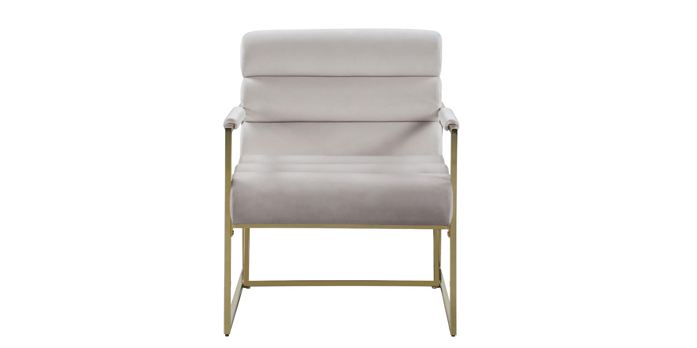

        
Meridian Furniture WAYNE 526Cream Accent Chair Set Cream/Gold Velvet 753359806464
