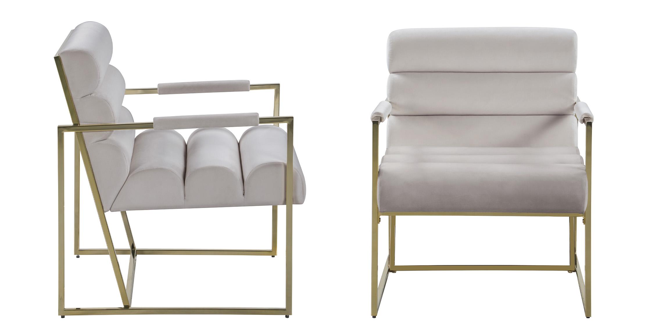 Meridian Furniture WAYNE 526Cream Accent Chair Set