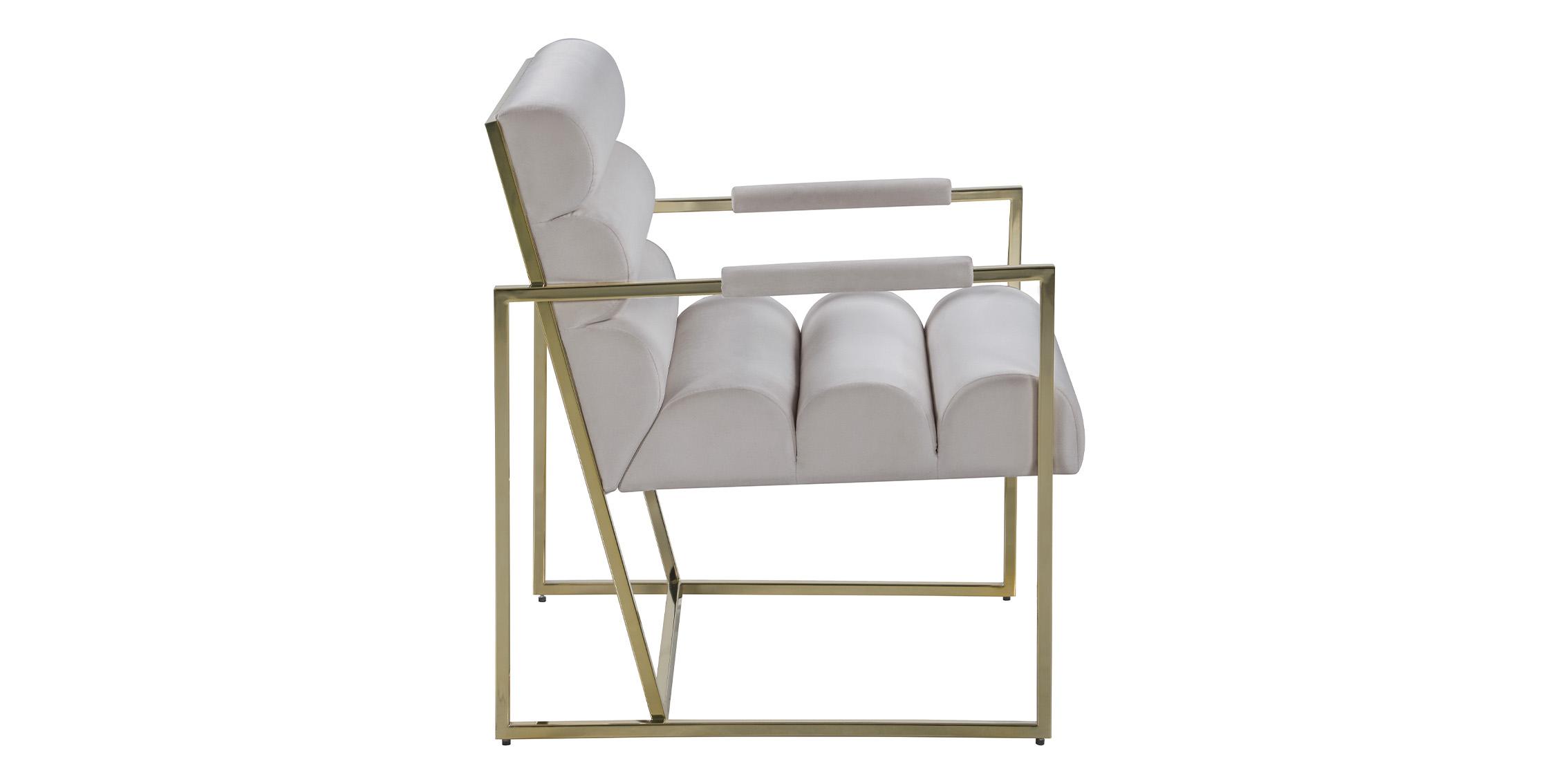 

        
Meridian Furniture WAYNE 526Cream Accent Chair Cream/Gold Velvet 753359806464

