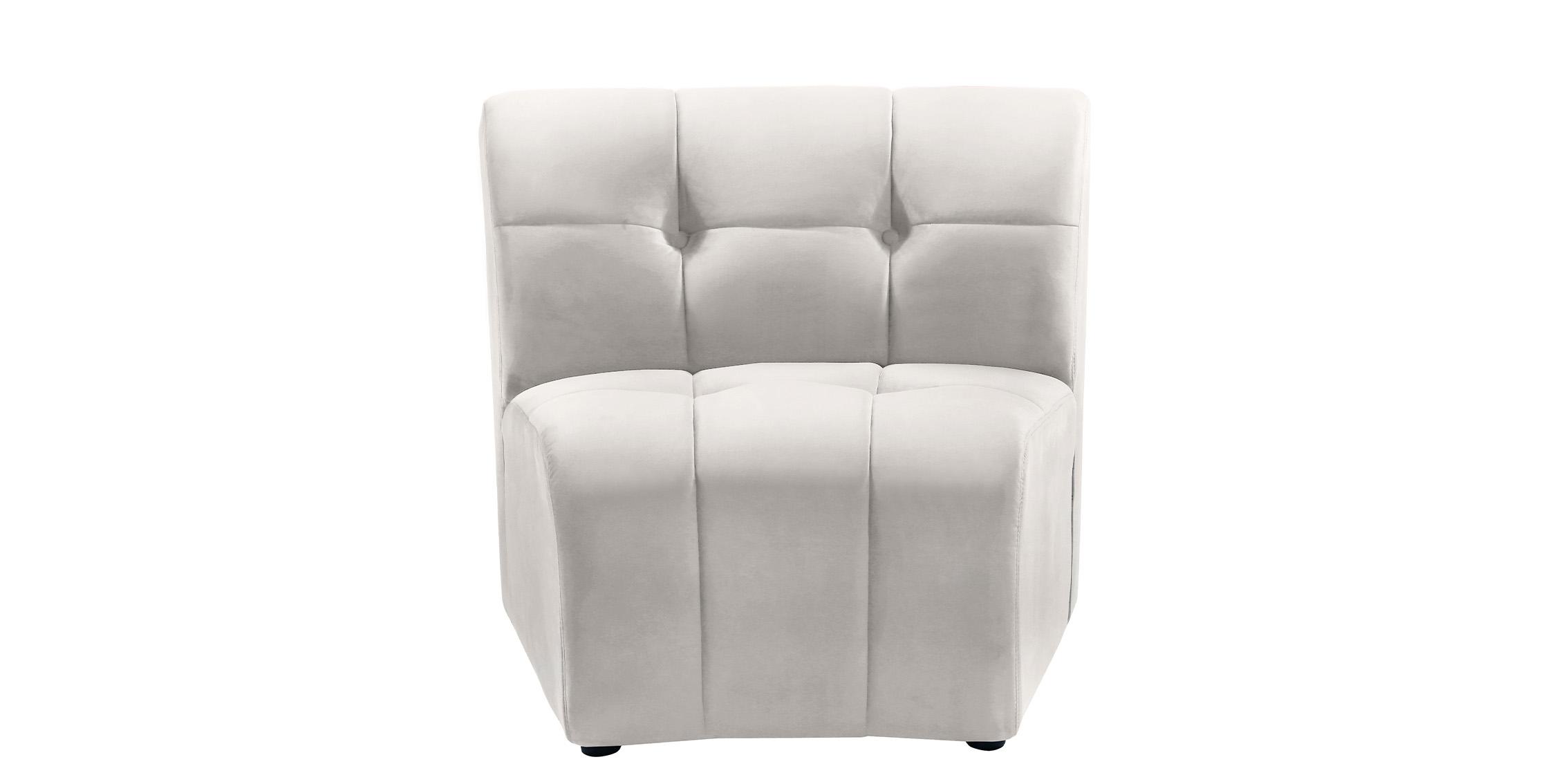 

        
Meridian Furniture LIMITLESS 645Cream-C Modular Chair Cream Velvet 753359806907
