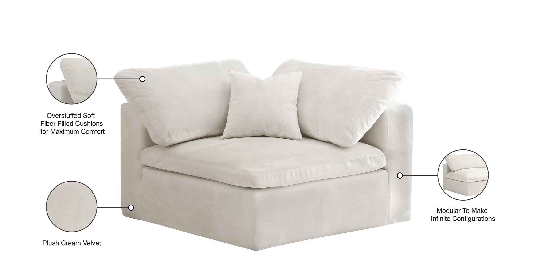 

        
Meridian Furniture 634Cream-Corner Corner chair Cream Fabric 094308253749
