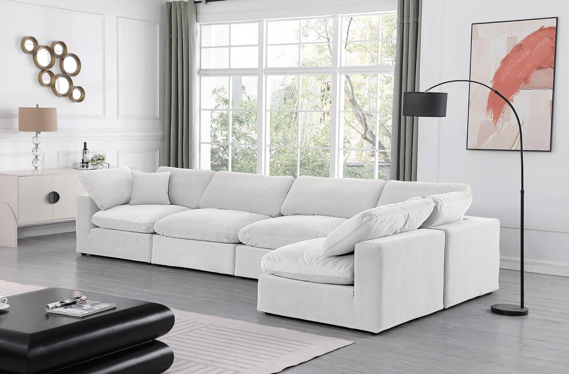 

        
Meridian Furniture 189Cream-Sec5D Modular Sectional Cream Velvet 094308289274
