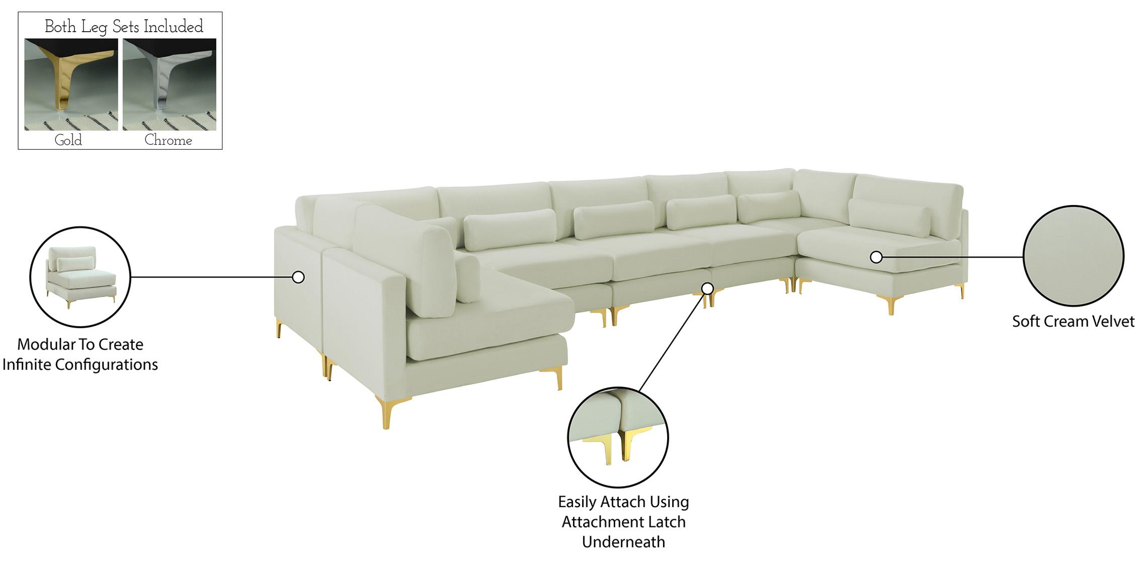 

    
605Cream-Sec7B Meridian Furniture Modular Sectional Sofa
