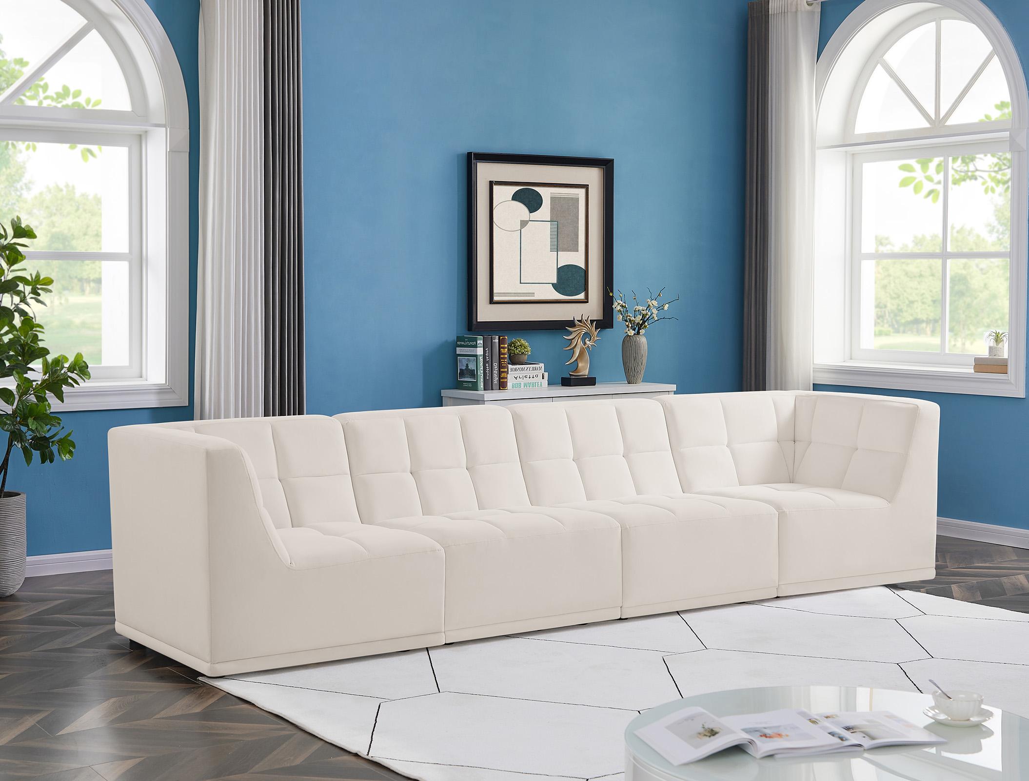 

    
Cream Velvet Modular Sofa 650Cream-S128 Meridian Modern Contemporary
