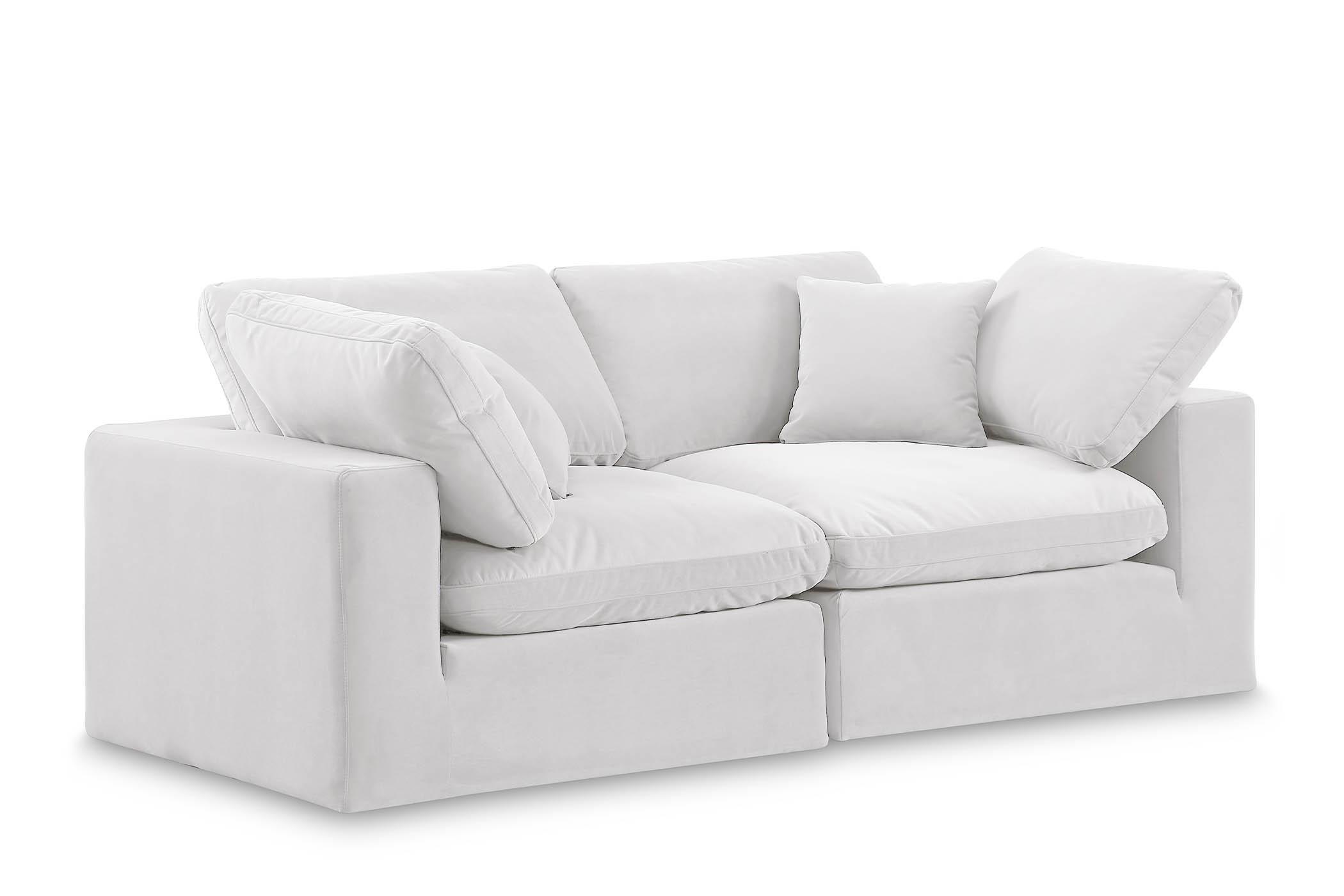 

    
Cream Velvet Modular Sofa COMFY 189Cream-S80 Meridian Contemporary Modern
