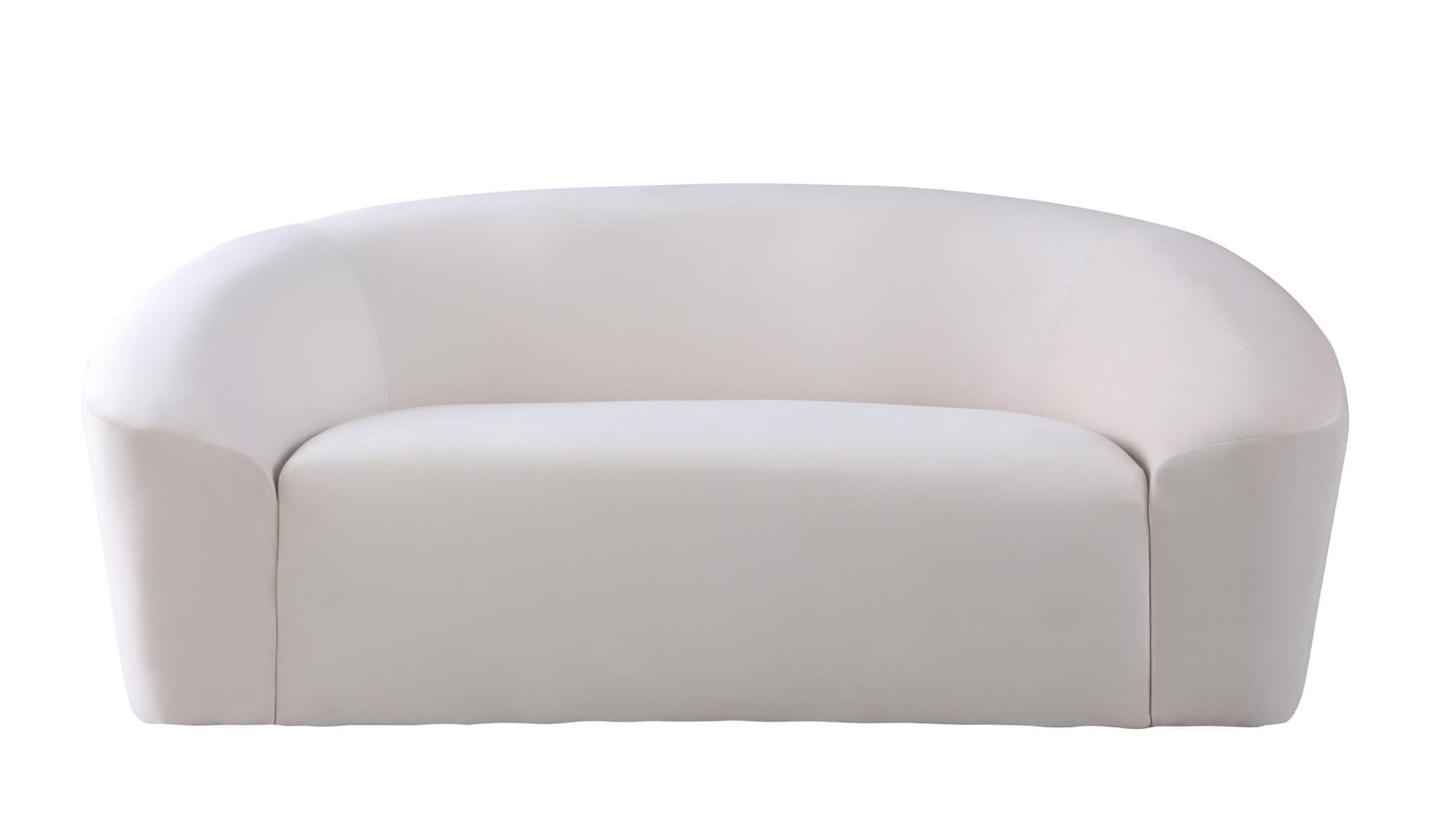 

        
704831408874Cream Velvet Sofa Set 2Pcs RILEY 610Cream-S Meridian Contemporary Modern
