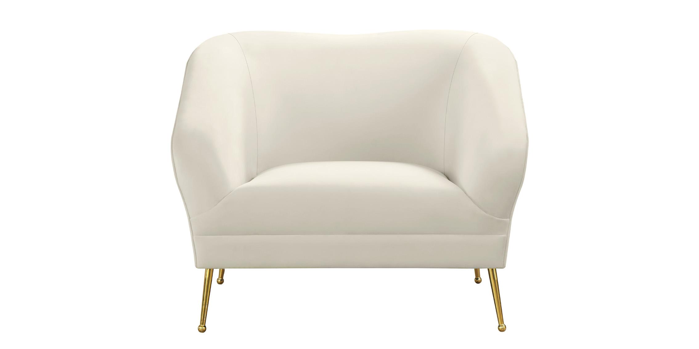 

    
Cream Velvet Curved Sofa Set 3Pcs HERMOSA 658Cream Meridian Mid-Century Modern
