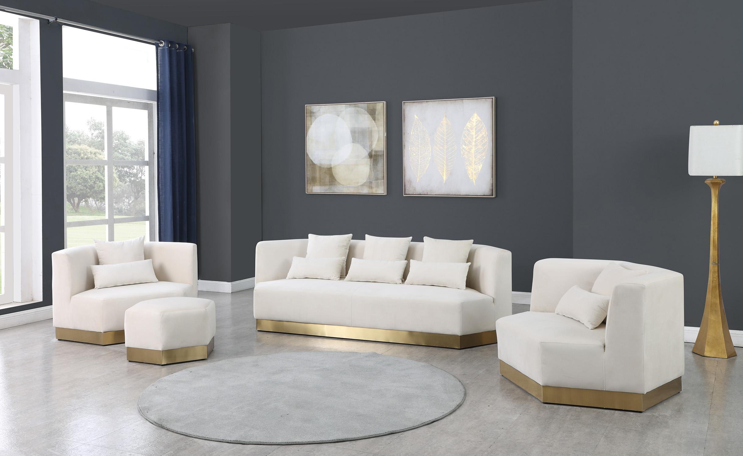 

        
753359800226Cream Velvet Sofa MARQUIS 600Cream-S Meridian Contemporary Modern

