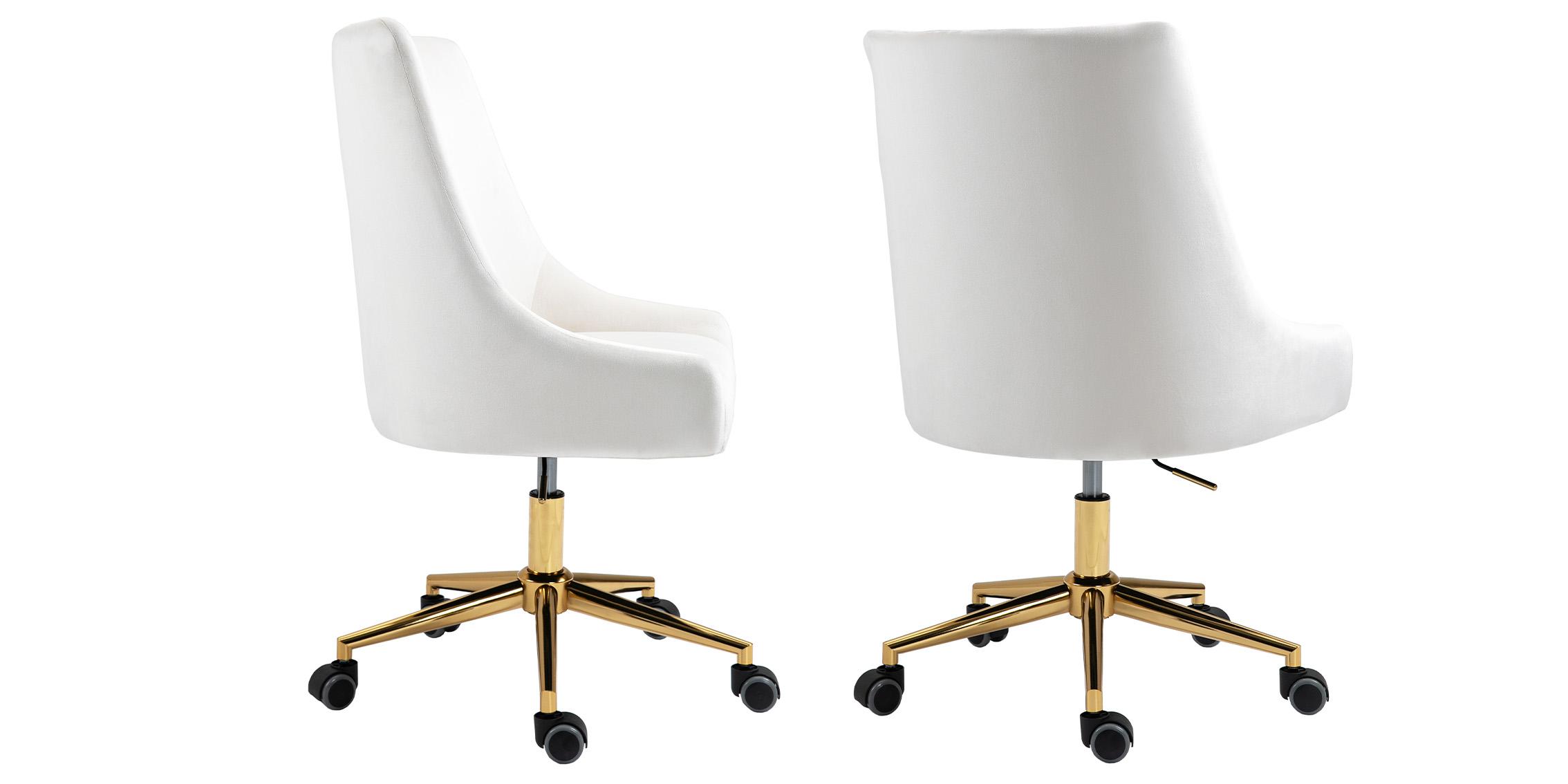 

    
Meridian Furniture KARINA 163Cream Office Chair Cream/Gold 163Cream
