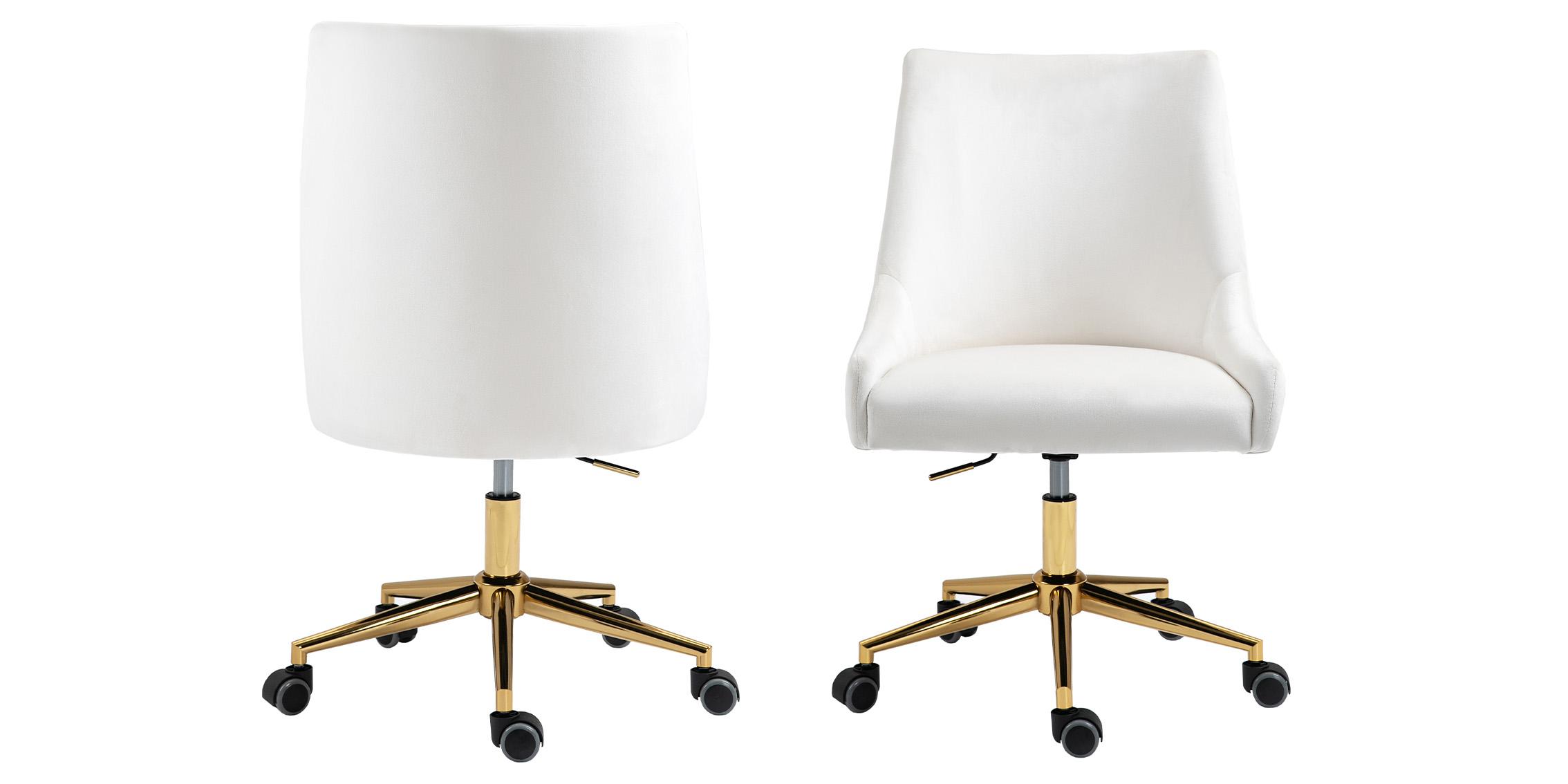 

        
Meridian Furniture KARINA 163Cream Office Chair Cream/Gold Fabric 094308251035
