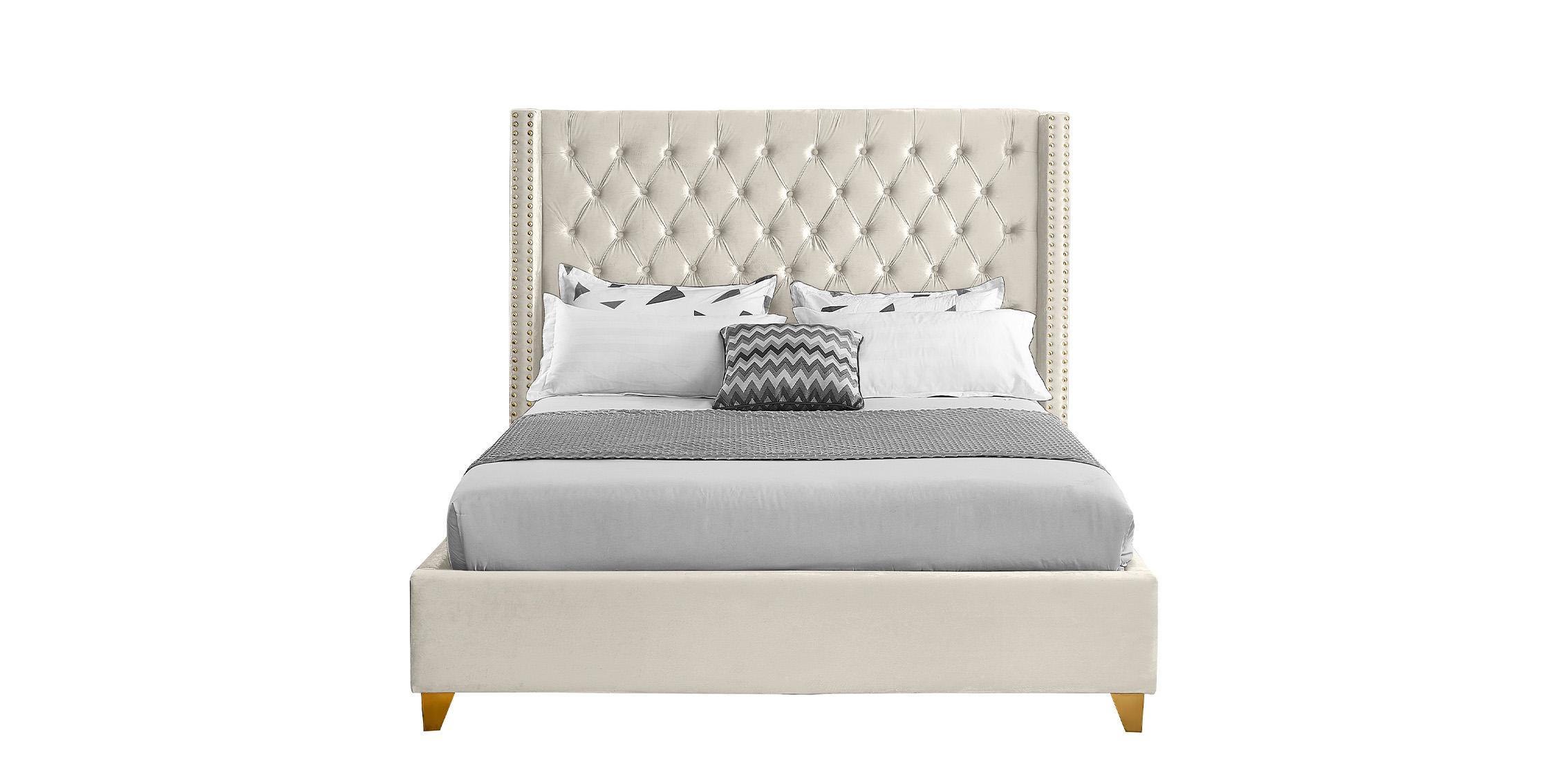 

    
Cream Velvet Tufted Full Bed BAROLO Cream-F Meridian Modern Contemporary
