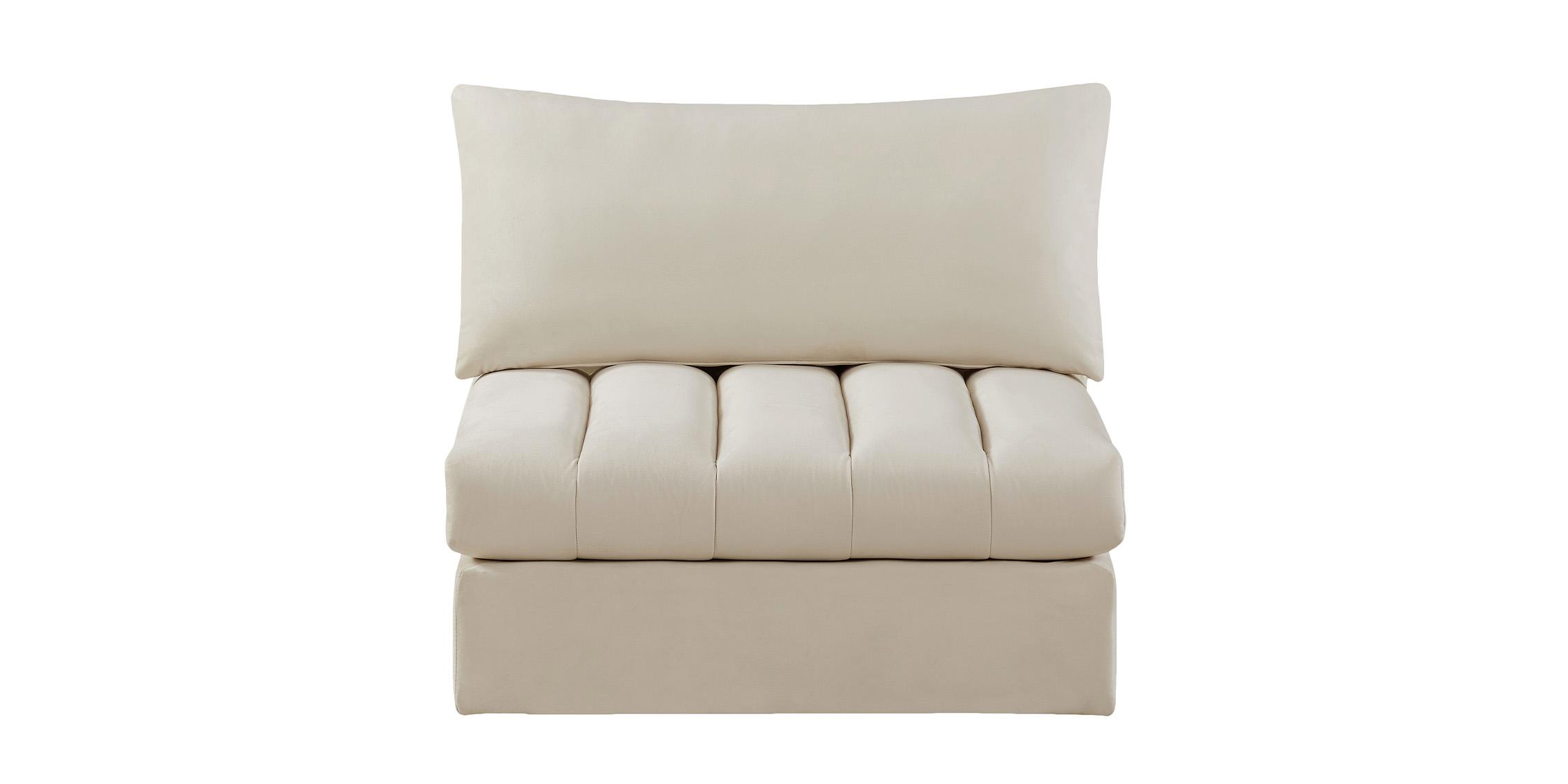 

        
Meridian Furniture JACOB 649Cream-Armless Modular Armless Chair Cream Velvet 94308256375
