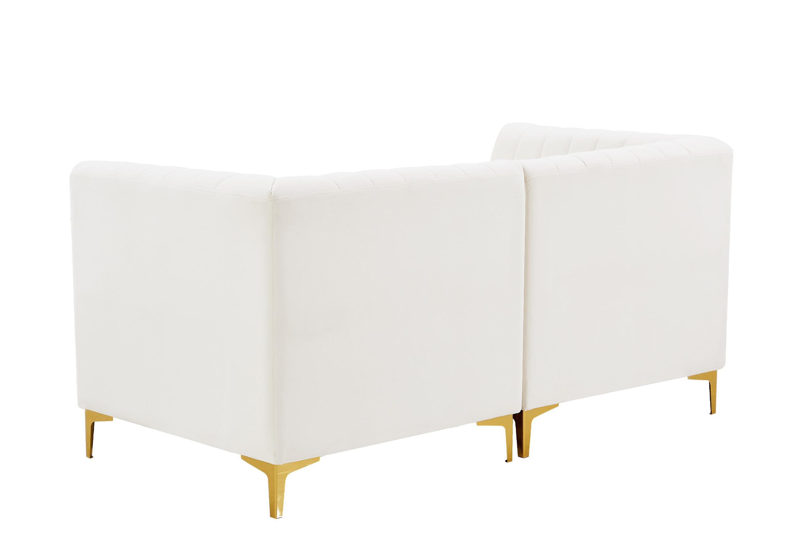 

        
Meridian Furniture ALINA 604Cream-S67 Modular Sectional Sofa Cream Velvet 94308258539
