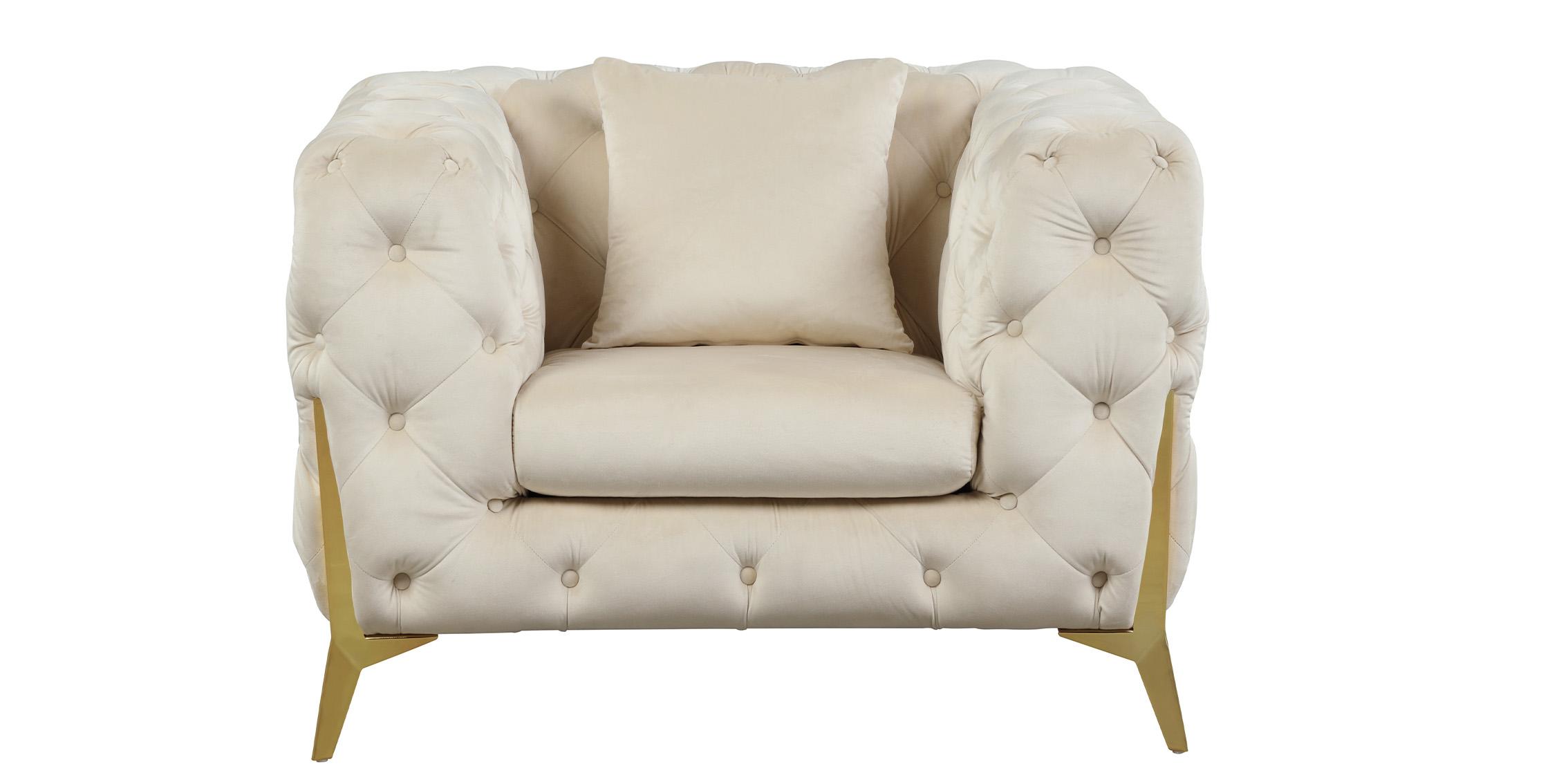 

        
Meridian Furniture KINGDOM 695Cream-S Sofa Set Cream Velvet 094308258379
