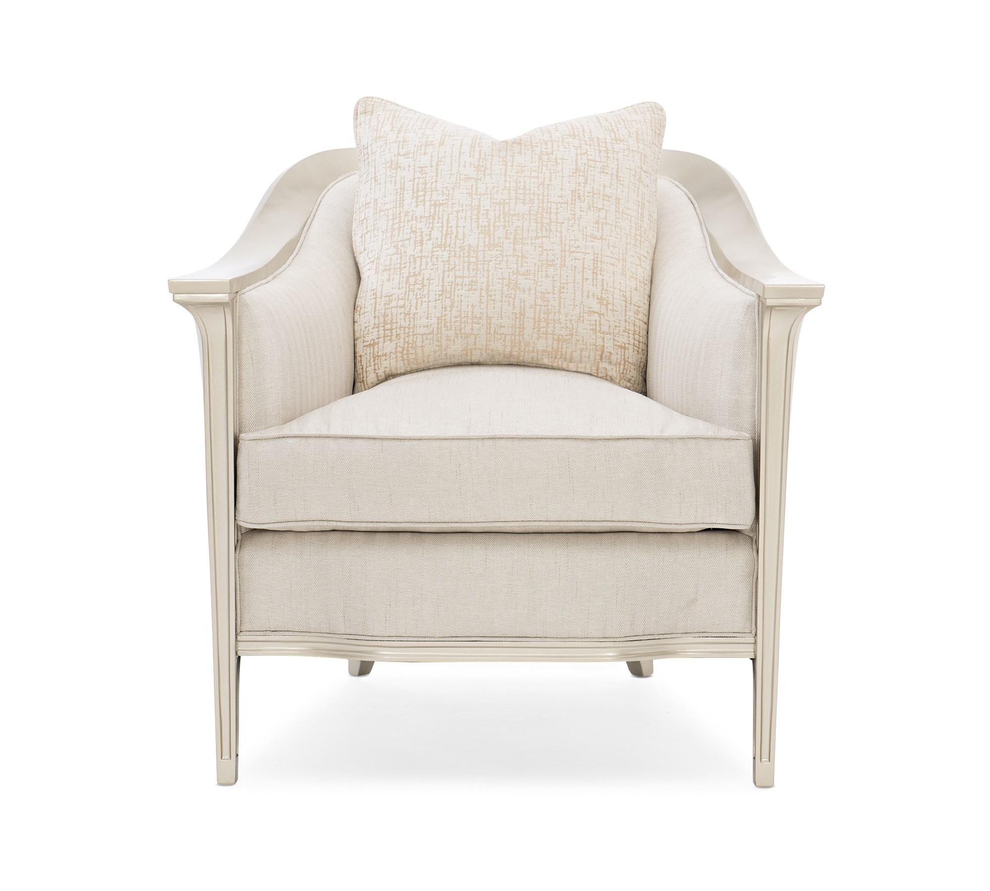 

    
Caracole EAVES DROP Accent Chair Cream UPH-419-132-A
