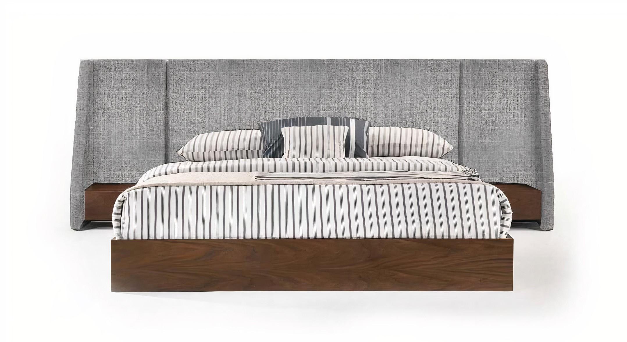 

    
VIG Furniture Janice Panel Bedroom Set Walnut/Gray VGMA-BR-88-BED-K
