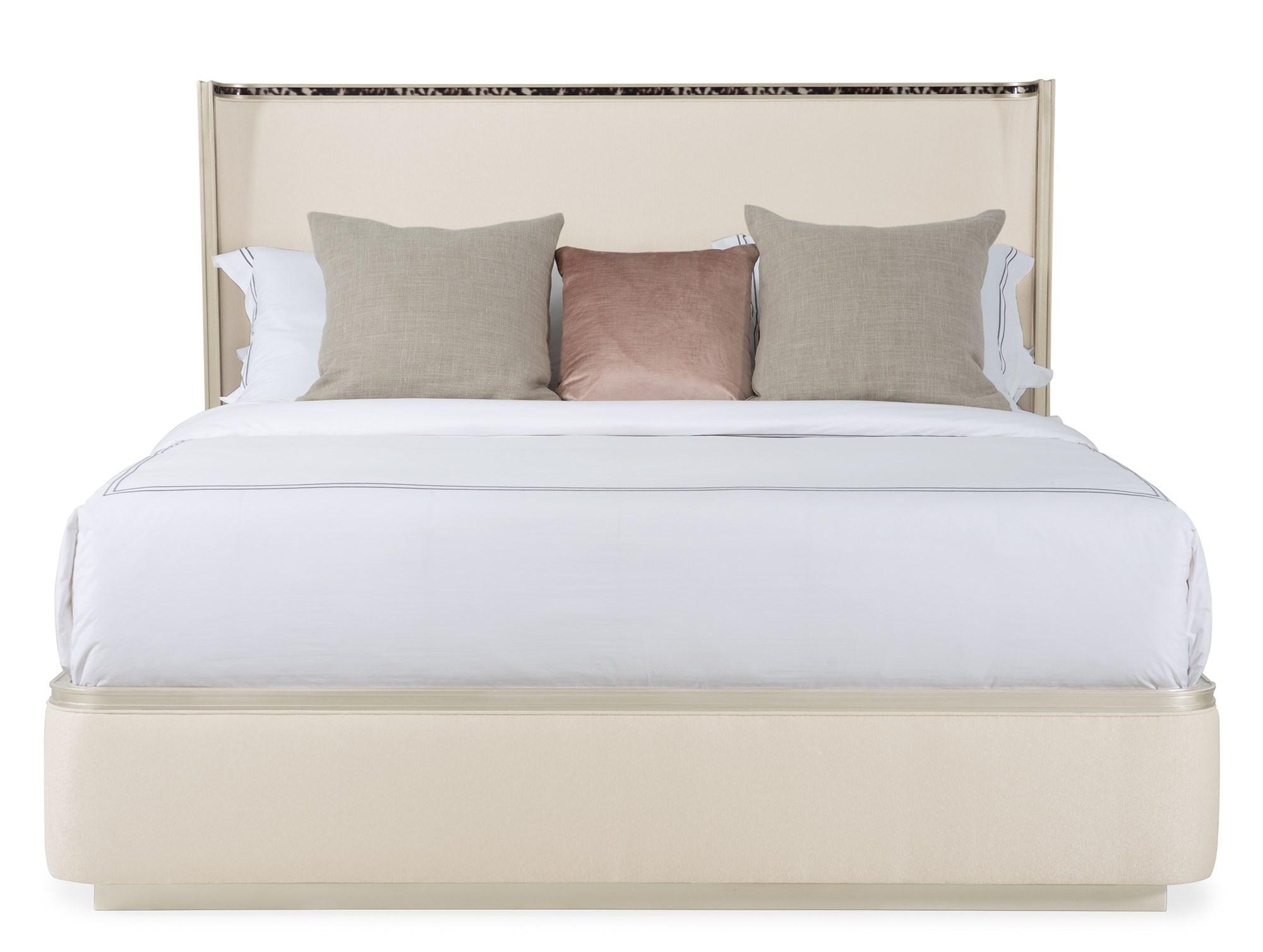 

    
Caracole DREAM BIG / PERFECT MATCH Platform Bedroom Set Beige CLA-420-121-Set-3
