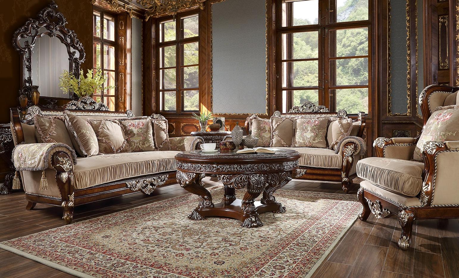 

                    
Homey Design Furniture HD-562 Sofa Antique Silver/Brown Fabric Purchase 
