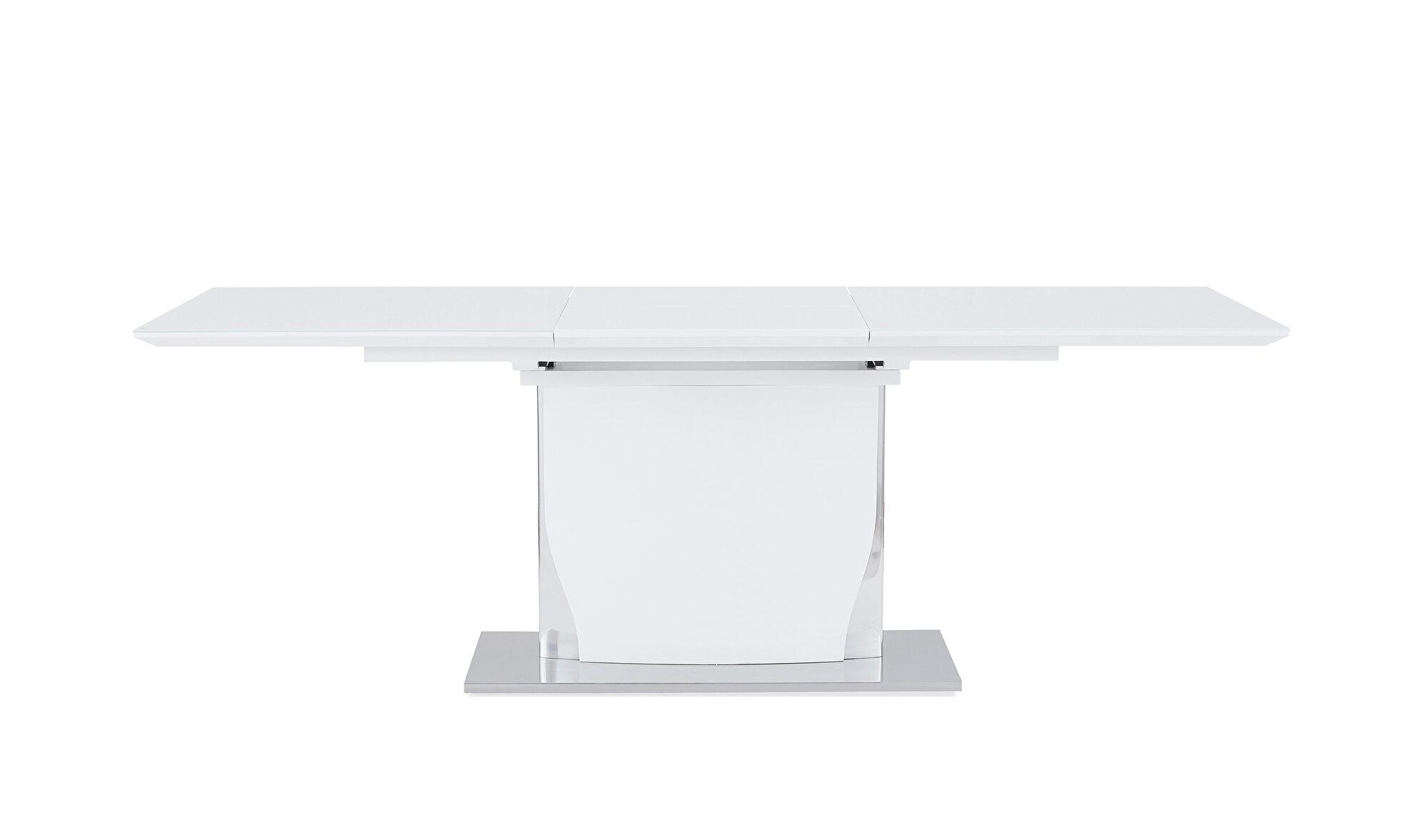 

    
Global Furniture USA D2279DT /  D4878DC-WHT Dining Table Set Clear/White D2279DT-Set-5
