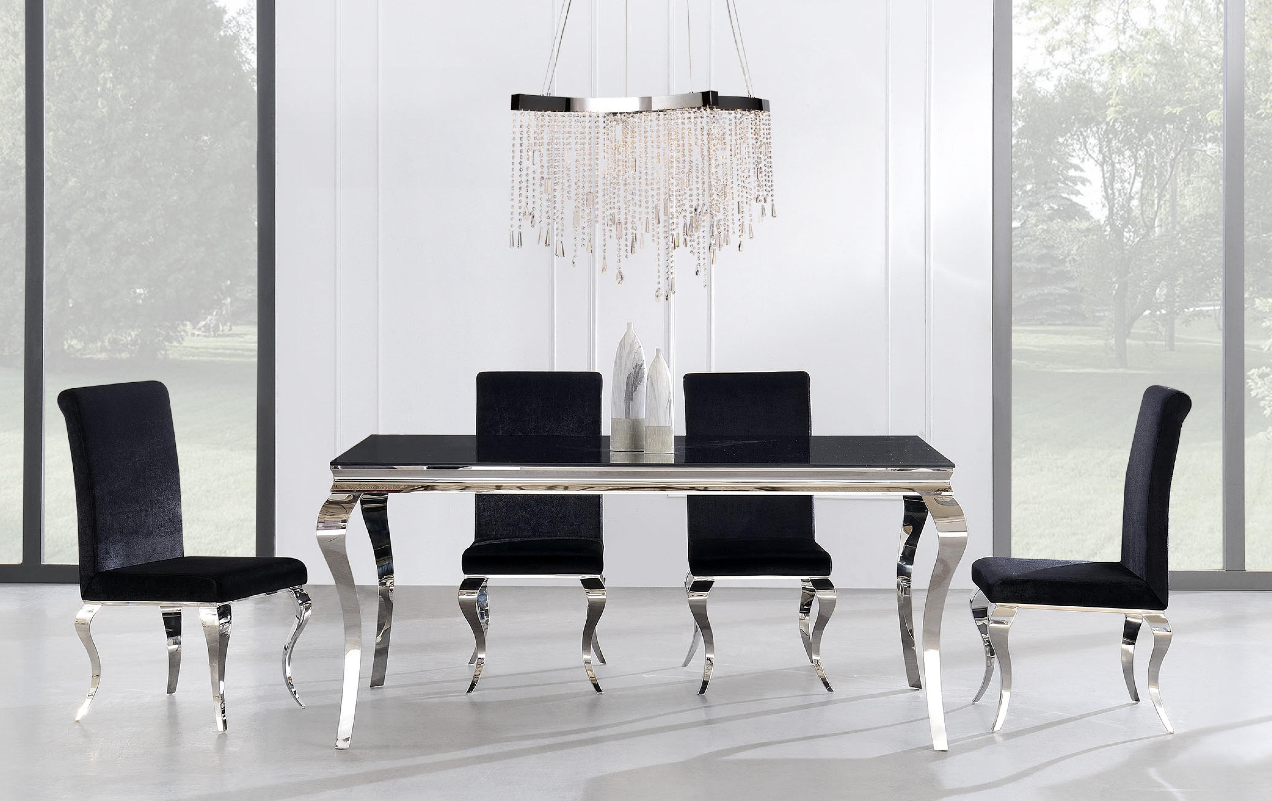 

    
Global Furniture USA D858DT Dining Table Metal/Black D858-DT

