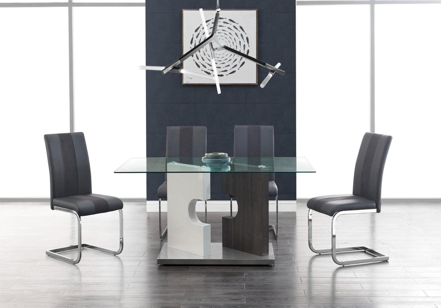 

    
D915DC-GR-Set-2 D915DC-GR Gray Faux Leather & Fabric Dining Chair Set 2Pcs Global USA

