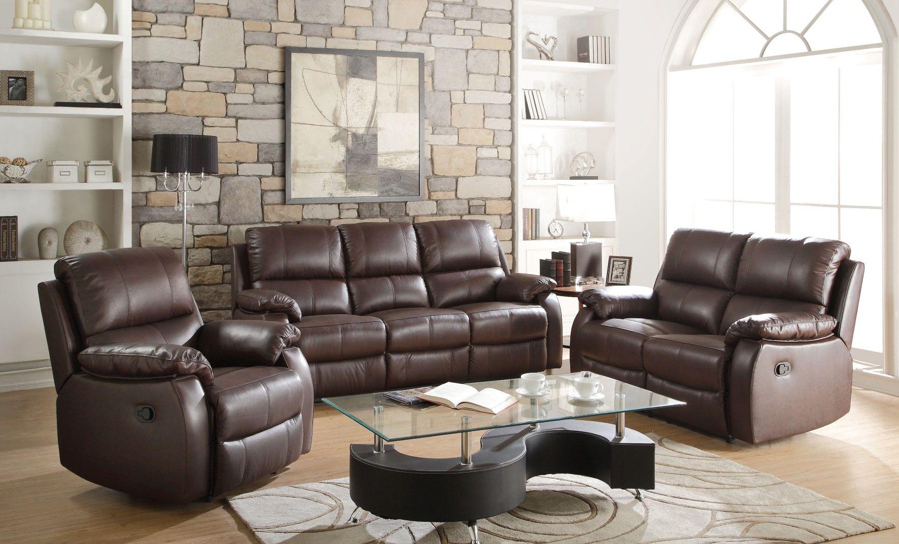 

        
Acme Furniture Enoch Sofa Loveseat Recliner Dark Brown Leather Match 00840412036934
