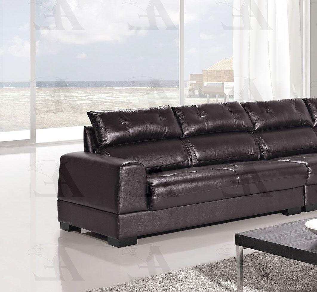 

    
American Eagle Furniture EK-L200-DB Sectional Sofa Dark Brown EK-L200L-DB
