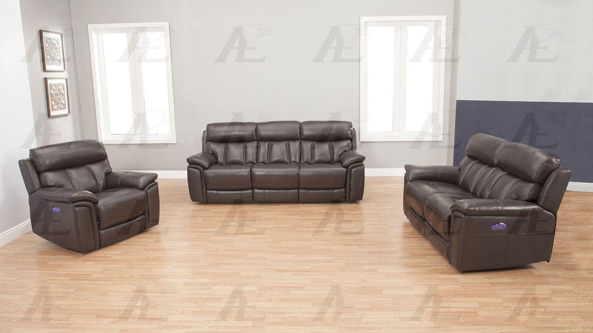 

    
American Eagle Furniture EK-H512-DB Reclining Set Dark Brown EK-H512-DB -Set-3
