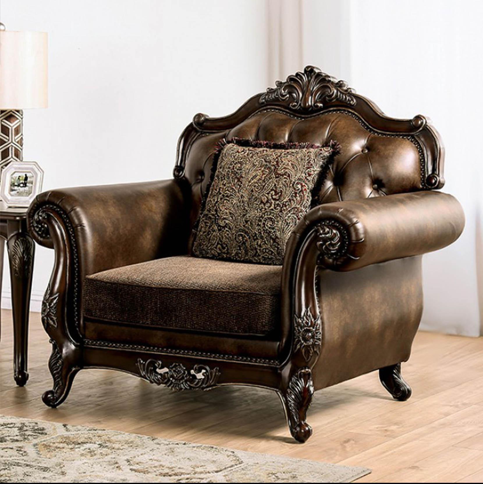 

    
Furniture of America FM65003BR-CH Chair Dark Cherry/Brown FM65003BR-CH
