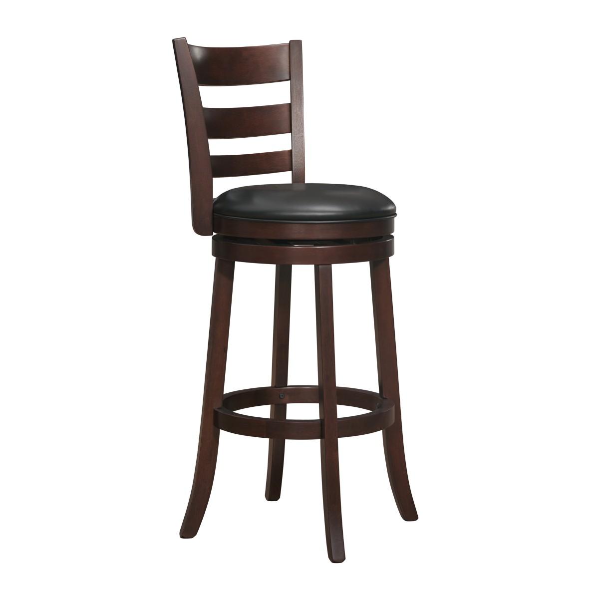 

    
Dark Cherry Swivel Pub Chair Set 4 Pcs EDMOND 1144E-29S Homelegance Modern
