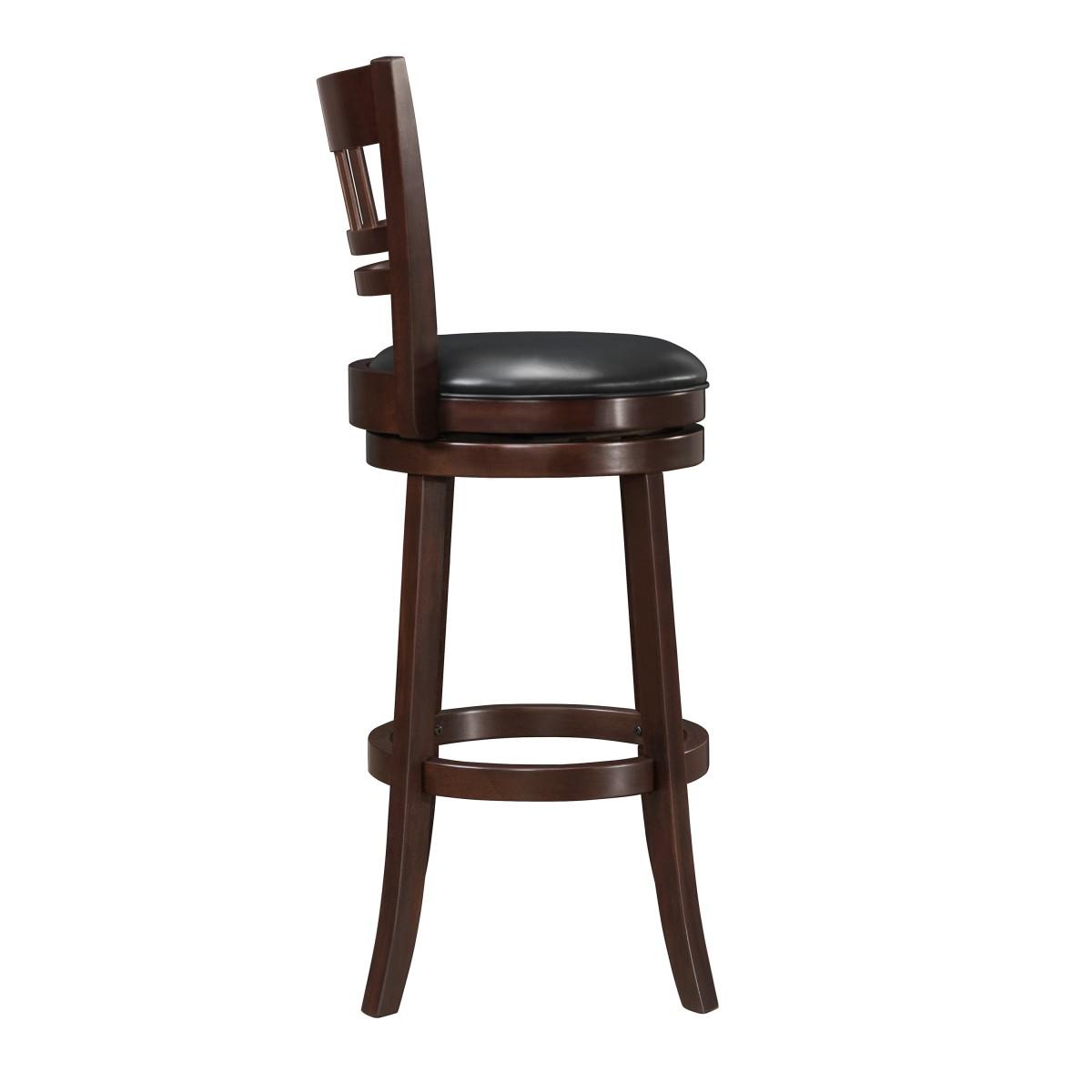 

    
Dark Cherry Swivel Pub Chair Set 4Pcs EDMOND 11140E-29S Homelegance Modern
