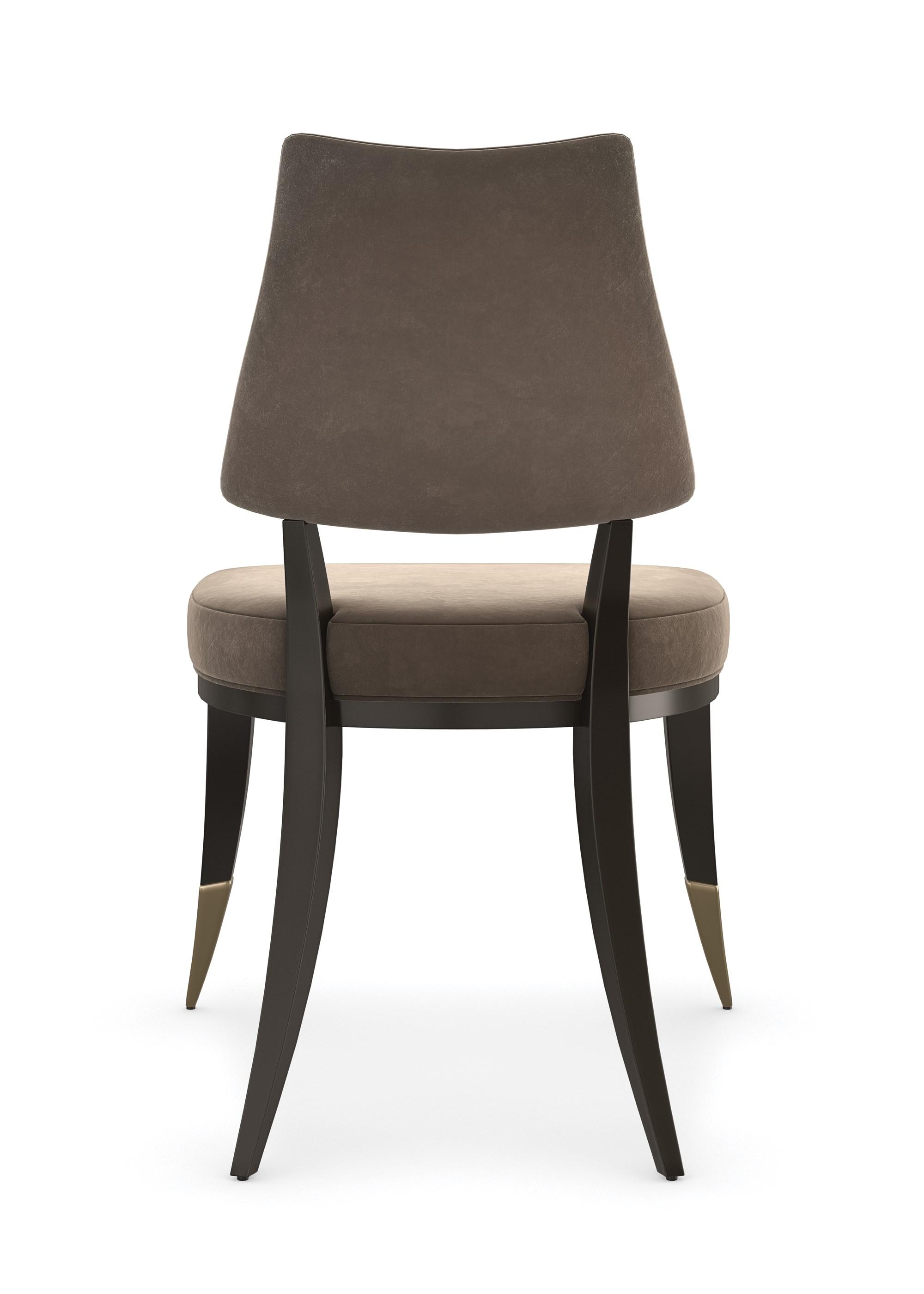 

    
Caracole CARESS Dining Chair Set Dark Chocolate CLA-022-282-Set-2
