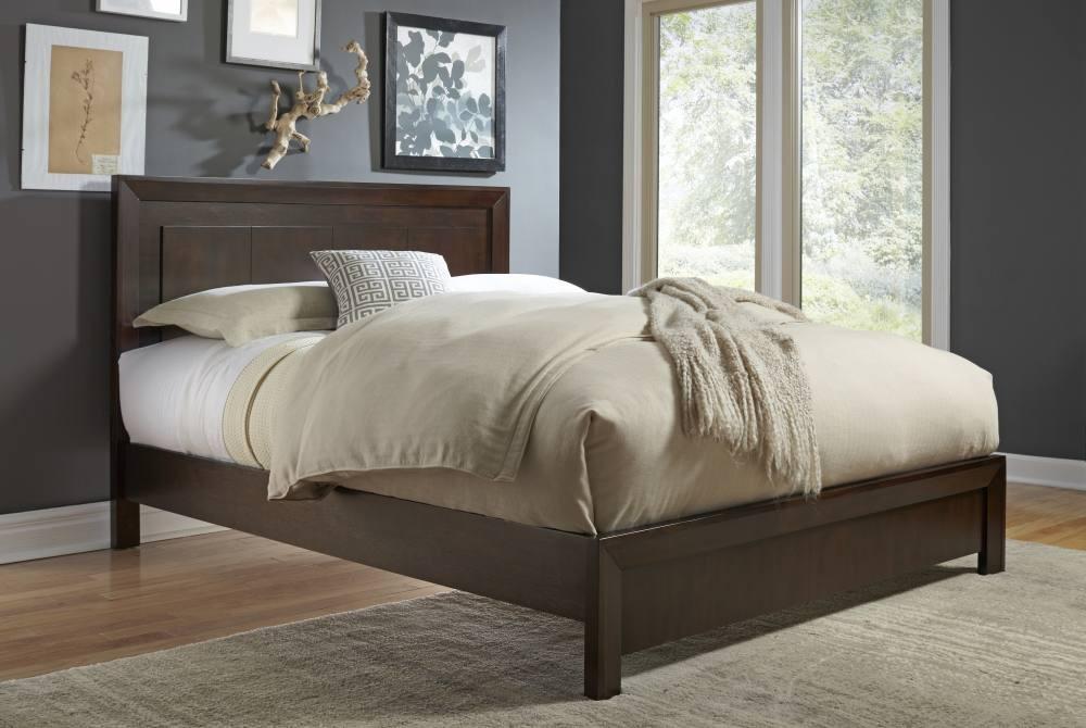 

    
Dark Chocolate Finish Platform Full Bed Contemporary ELEMENT by Modus Furniture
