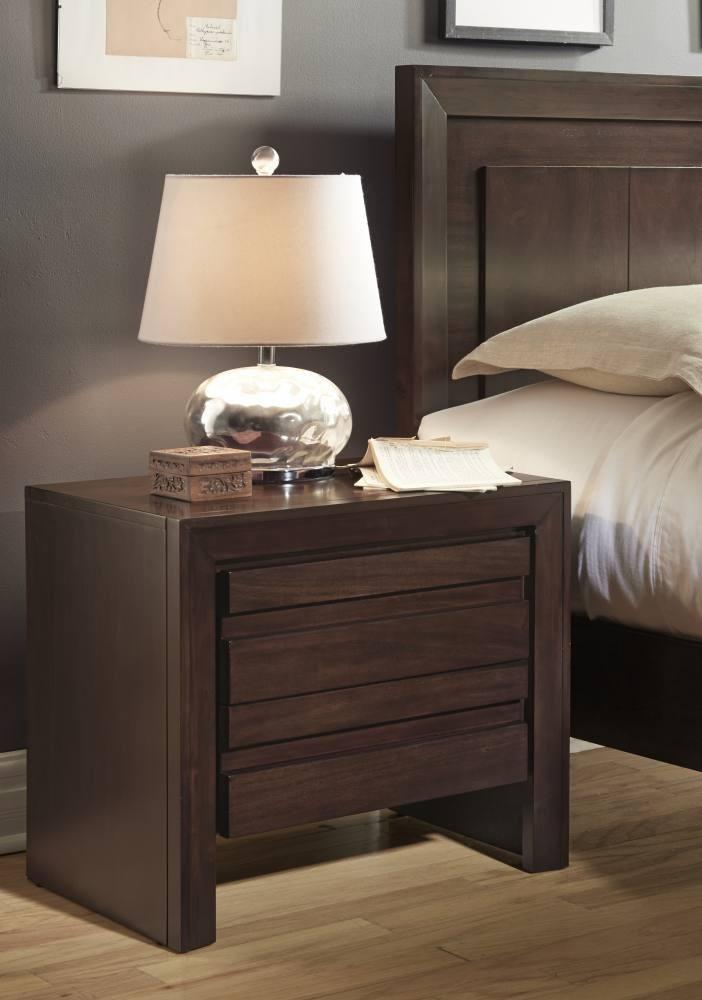 

    
4G22F7-2N-3PC Dark Chocolate Finish Platform King Bedroom Set 3Pcs ELEMENT by Modus Furniture
