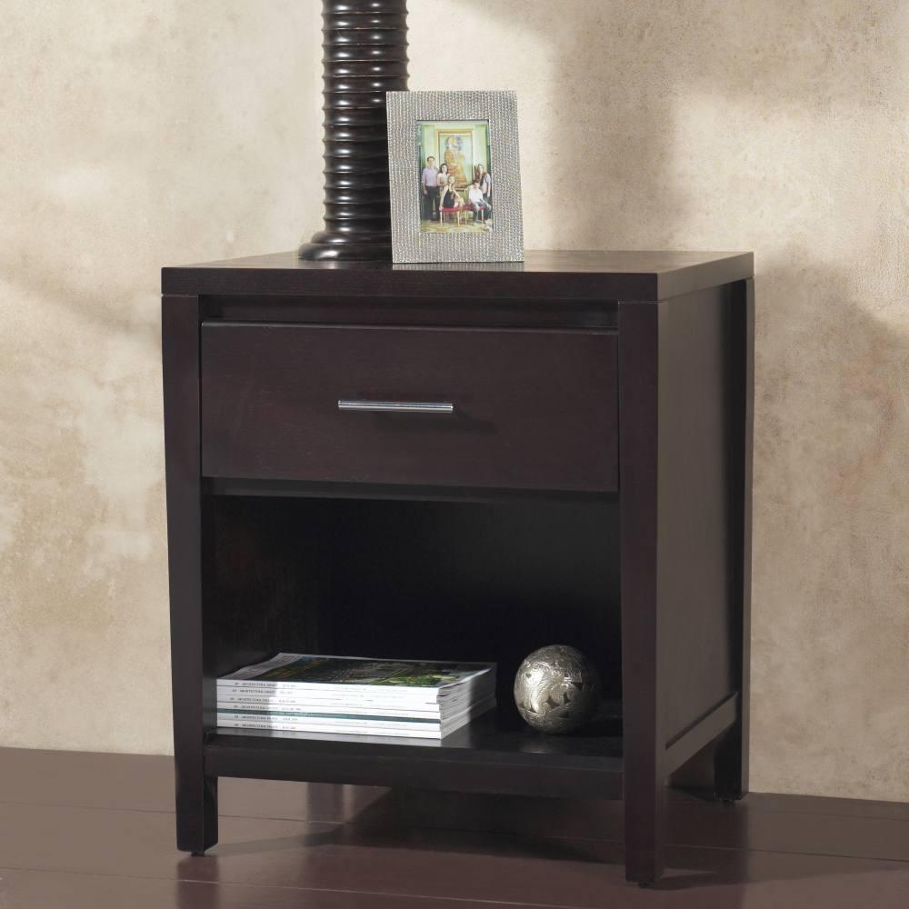 

                    
Buy Dark Espresso Finish Birch Wood Veneer Queen Storage Bedroom Set 4Pcs NEVIS by Modus Furniture

