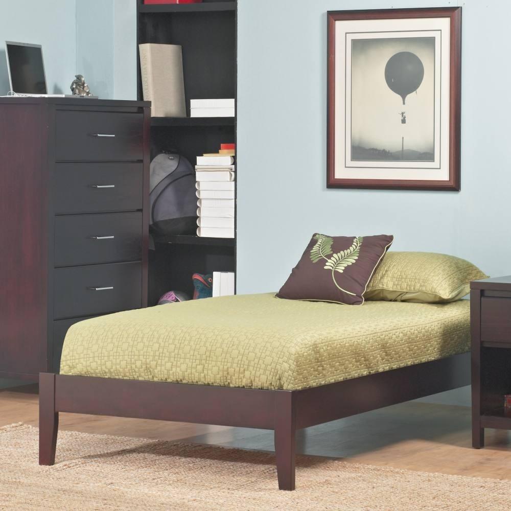 

    
Dark Espresso Finish Twin Platform Bed SIMPLE by Modus Furniture
