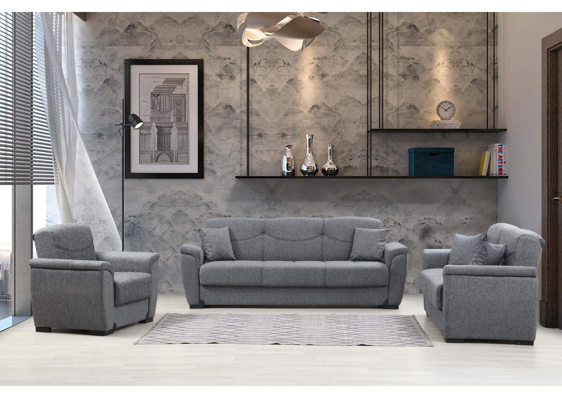 

    
Alpha Furniture Everly Sofa Dark Gray EVE-DG -S
