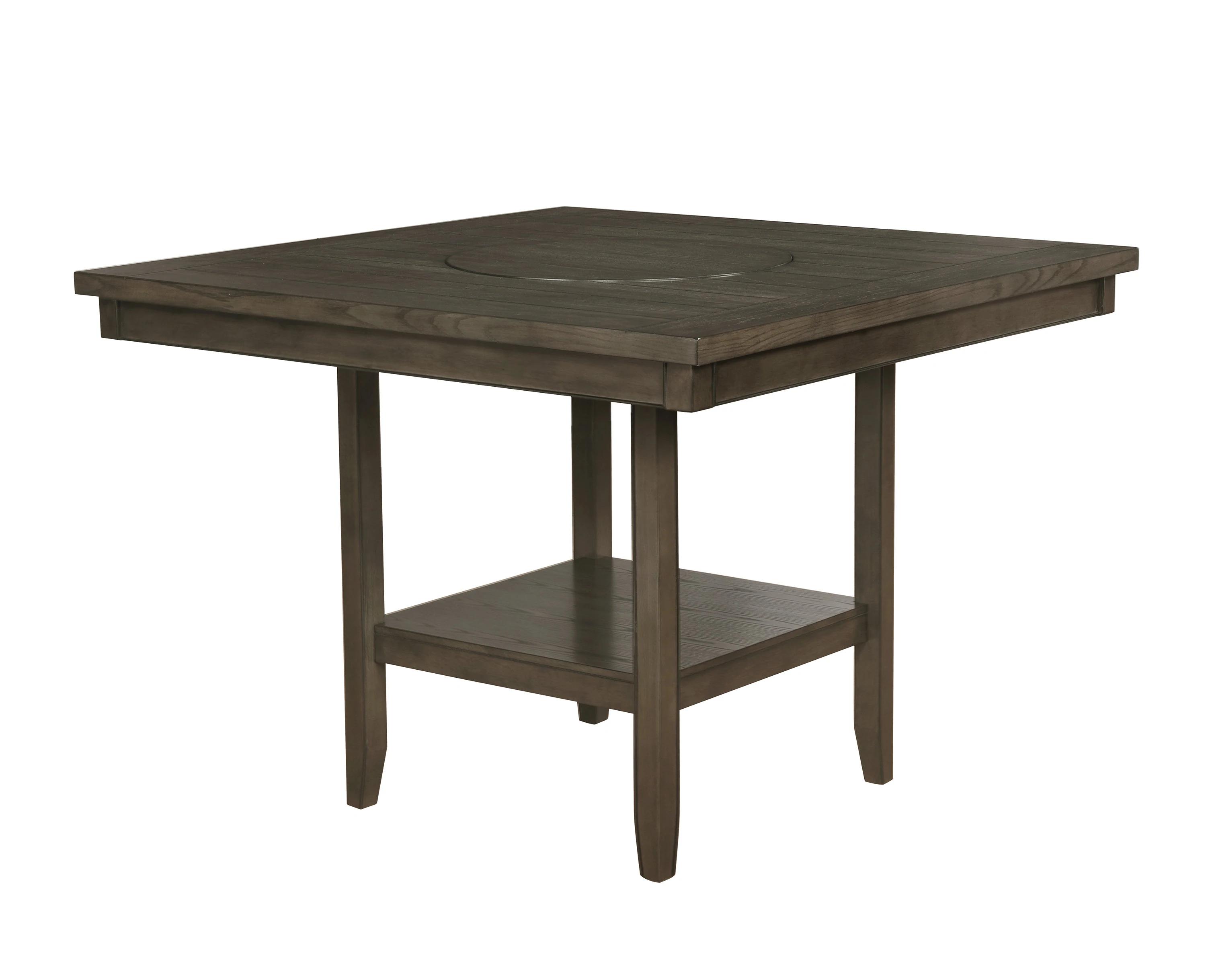 Modern, Farmhouse Counter Height Table Fulton 2727GY-T-4848 in Dark Gray 