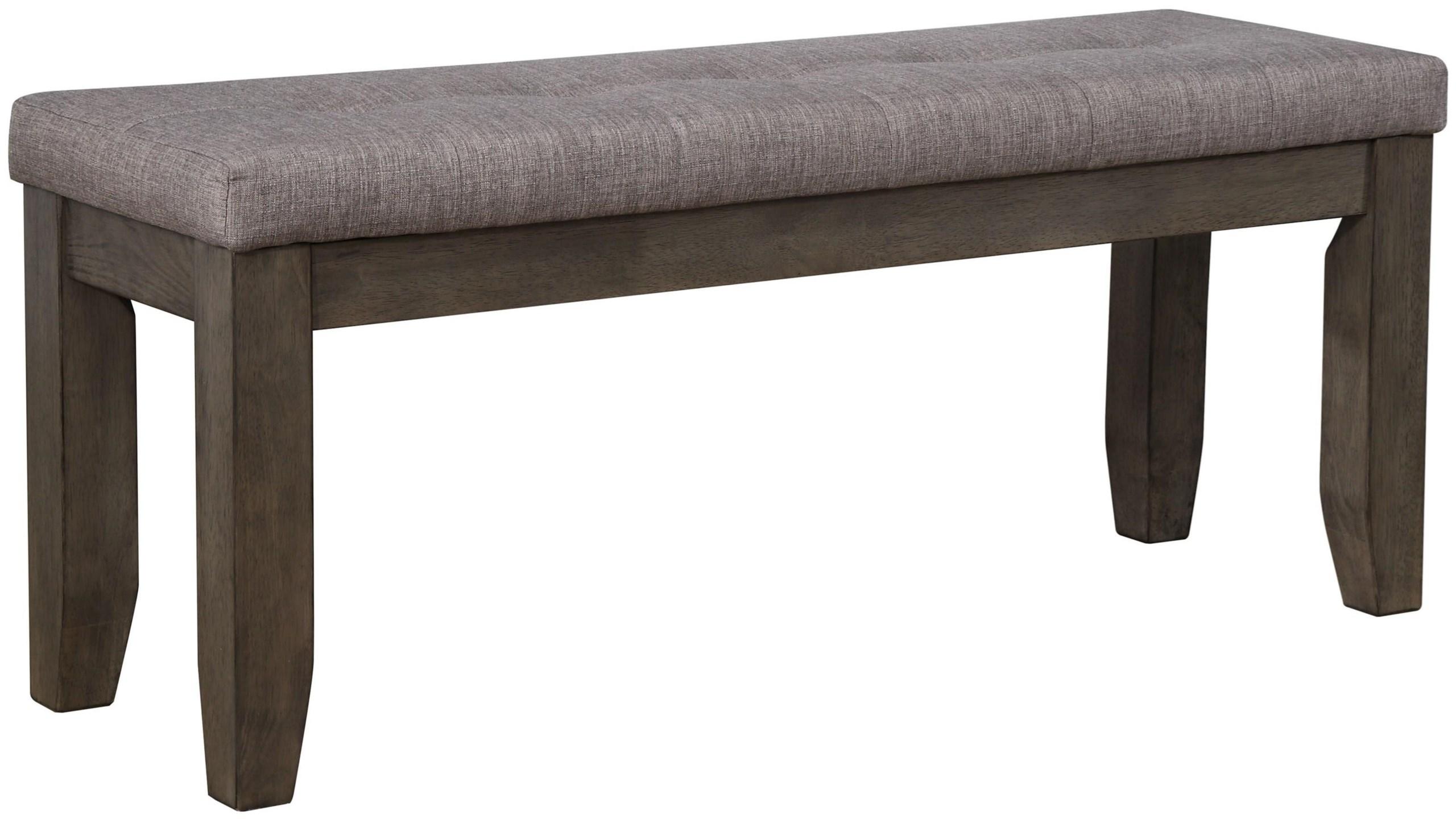 

    
Dark Gray Dining Bench by Crown Mark Bardstown 2152GY-BENCH
