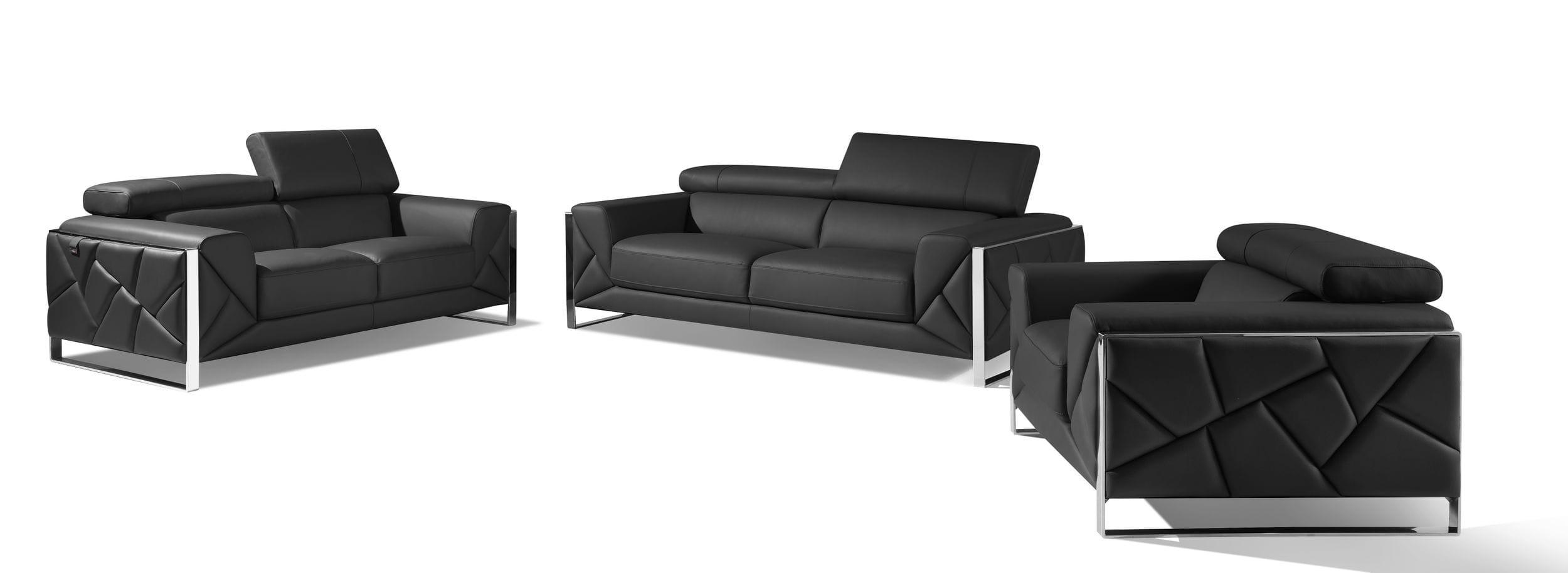Global United 903 Sofa Loveseat and Chair Set