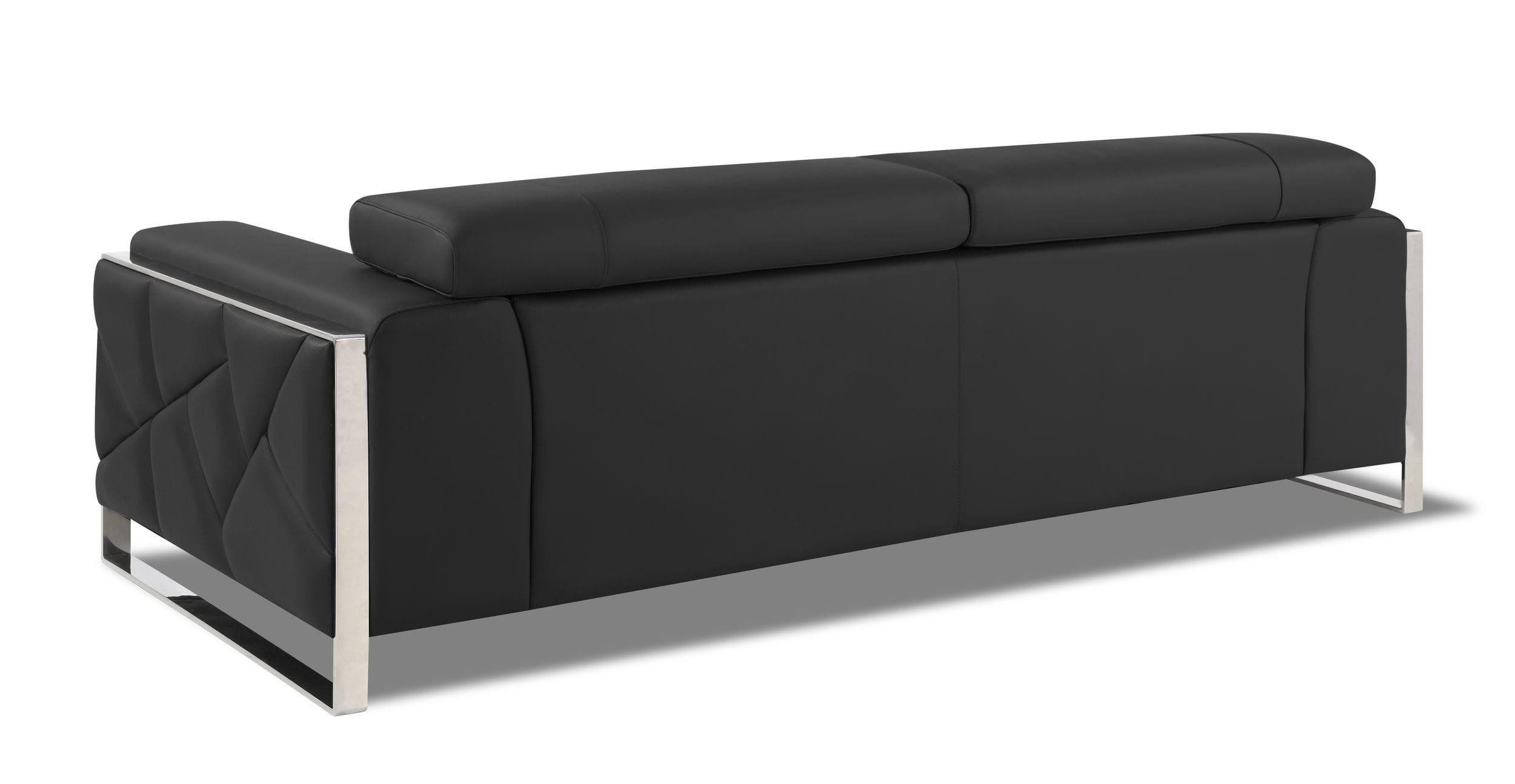 

        
Global United 903 Sofa Loveseat and Chair Set Dark Gray Genuine Italian Leatder 810036121194
