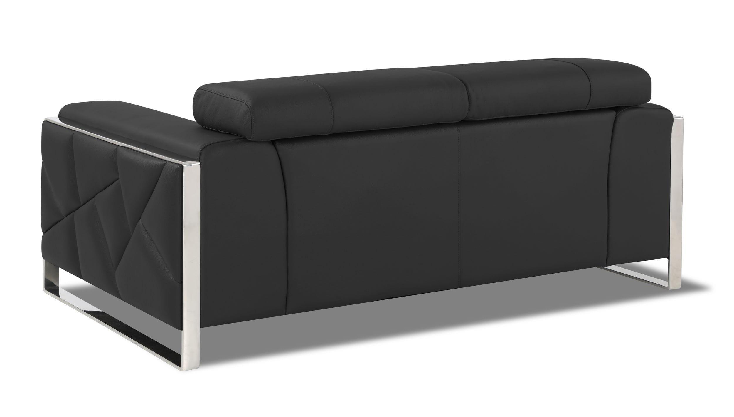 

    
903-DARK_GRAY-3-PC Dark Gray Genuine Italian Leather Sofa Set 3 Pcs Modern Global United 903
