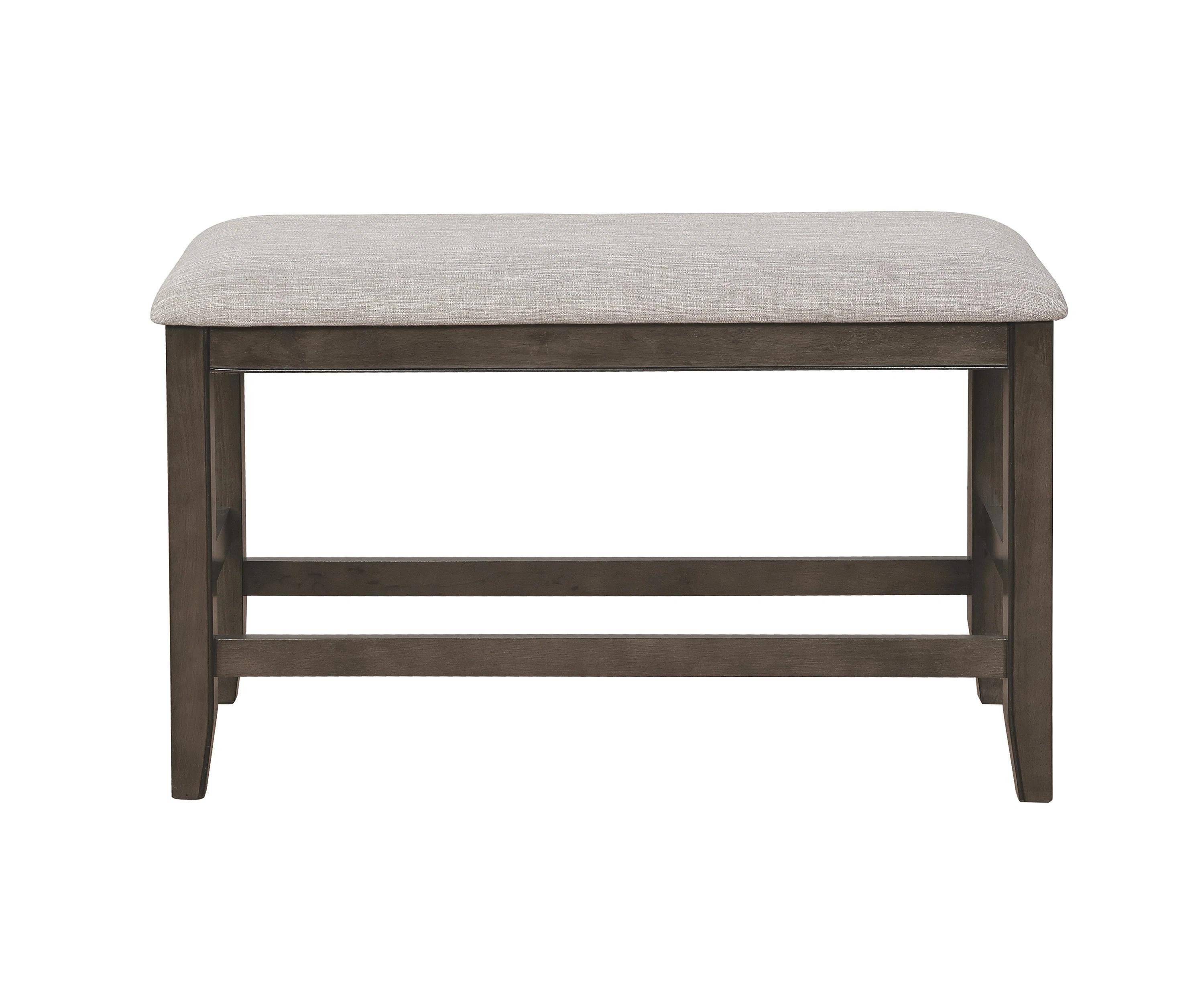 

    
Crown Mark Fulton Counter Height Bench Dark Gray 2727GY-BENCH
