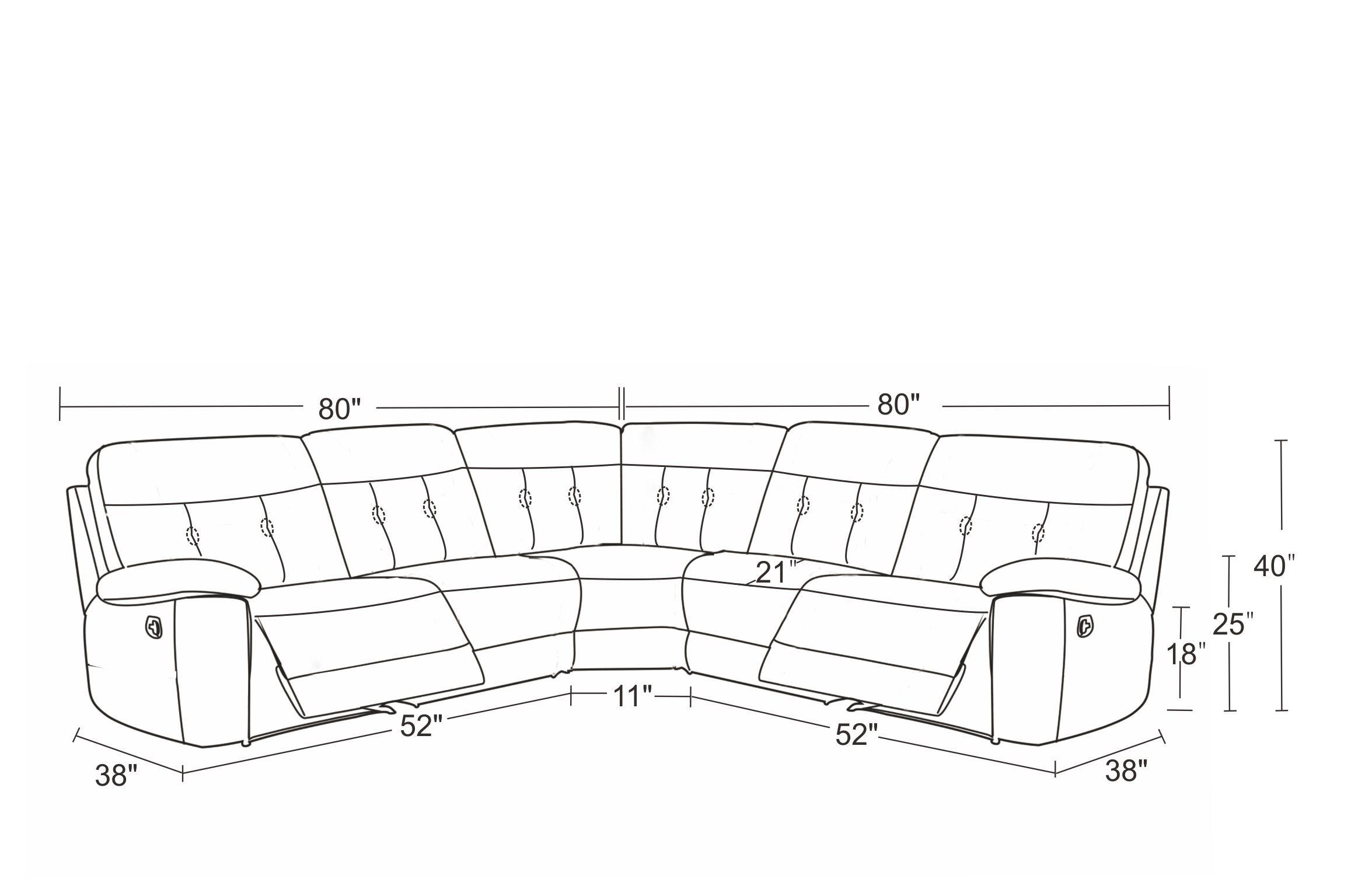 

    
9443-DARK-GRAY-PWR Global United Reclining Sectional
