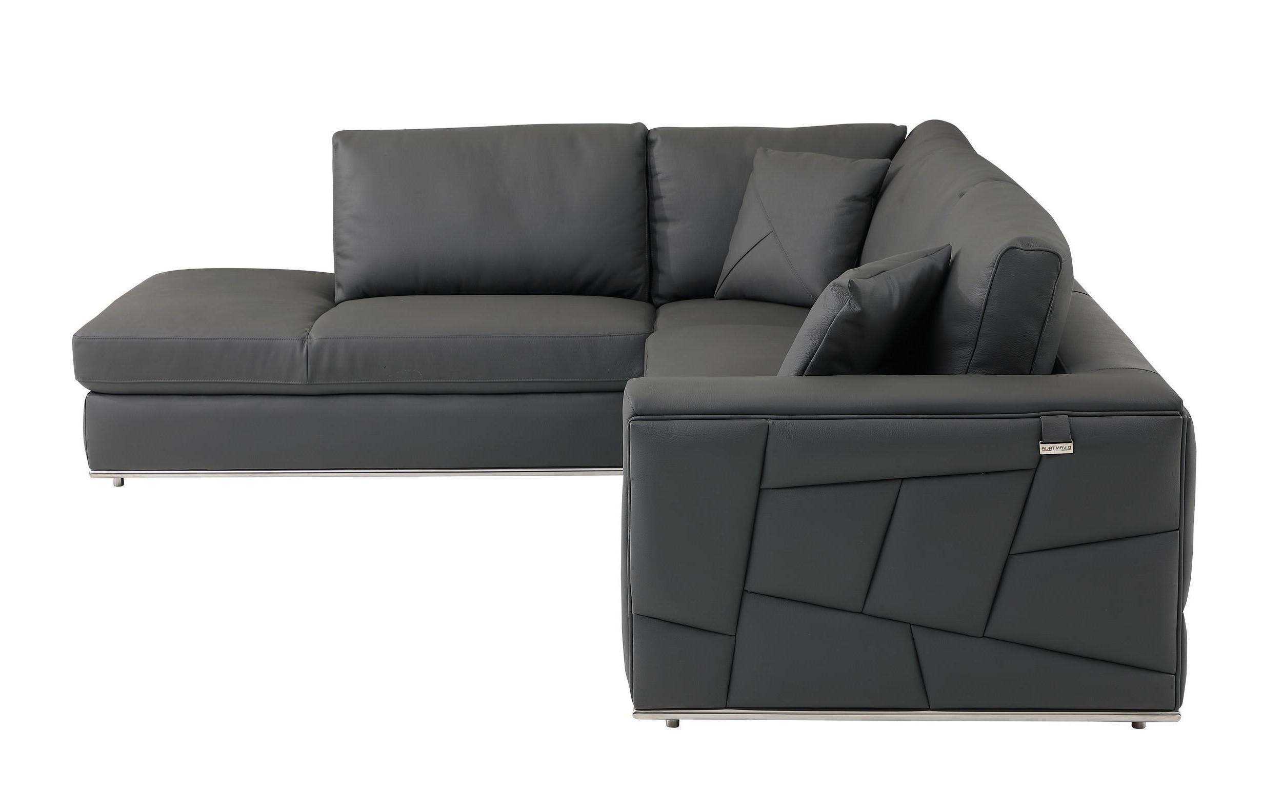 

                    
Global United 998 Sectional Sofa Dark Gray Top grain leather Purchase 
