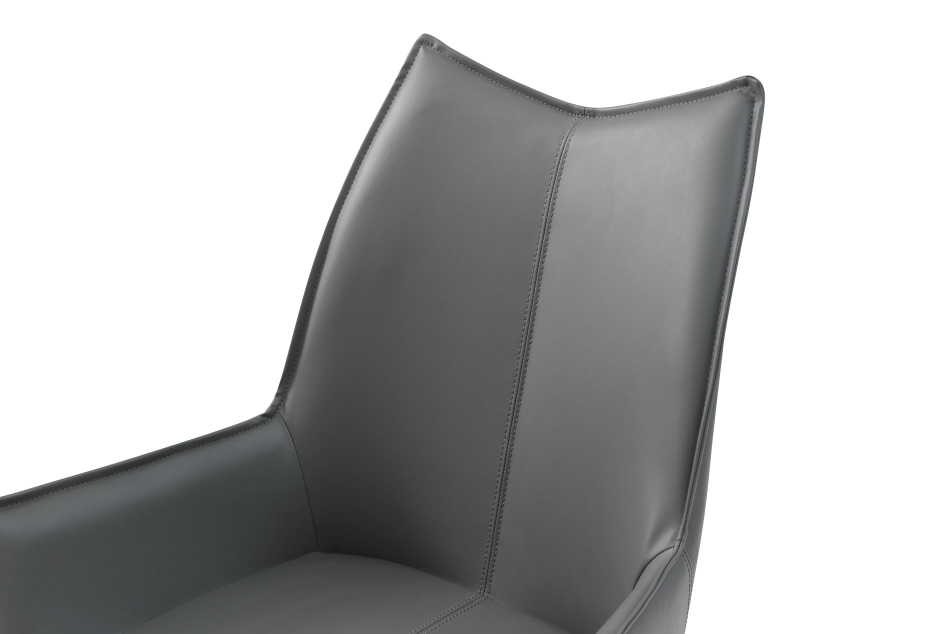 

    
220CHDG-Set-4 Luke Dark Grey Eco Leather Swivel Dining Chairs Set 4 Pc Made in Italy Modern
