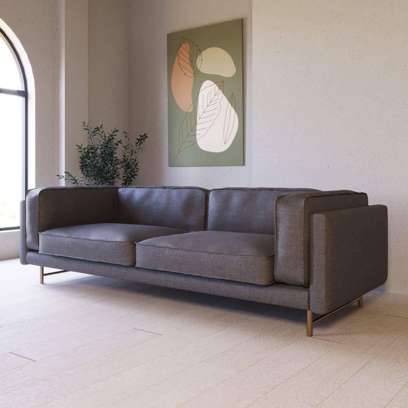 

    
Dark Grey Fabric Mid-Century Sofa Divani Casa Keswick VIG Contemporary Modern

