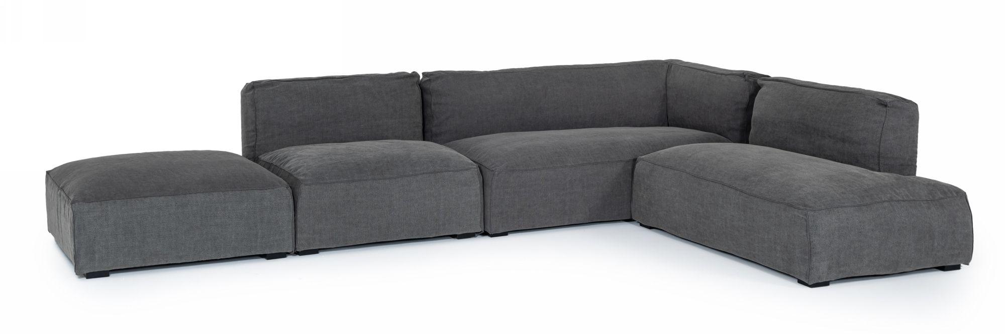 Contemporary, Modern Sectional Sofa VGAFCUBE VGAFCUBE in Gray Fabric