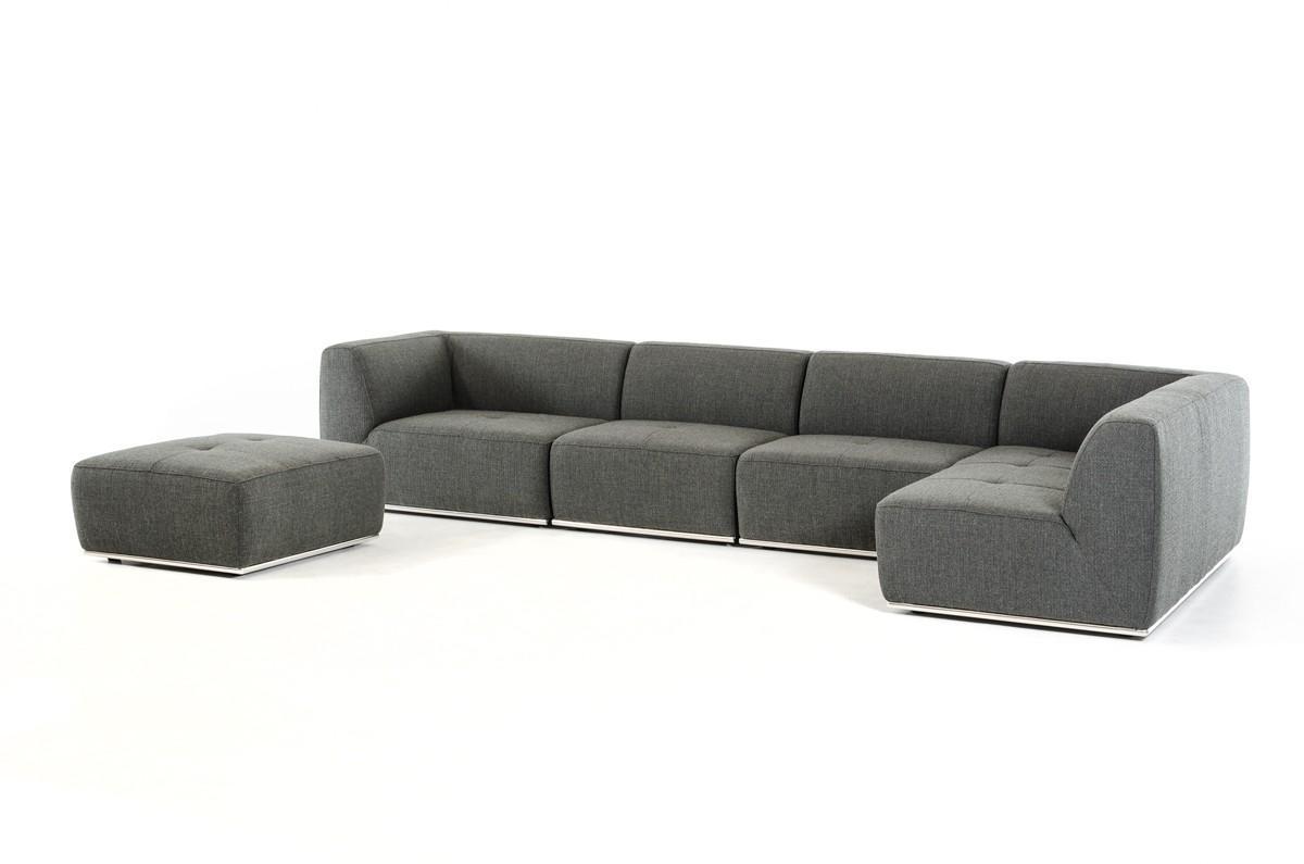 

    
Dark Grey Fabric RHC Sectional Sofa w/ Ottoman by VIG Hawthorn Divani Casa
